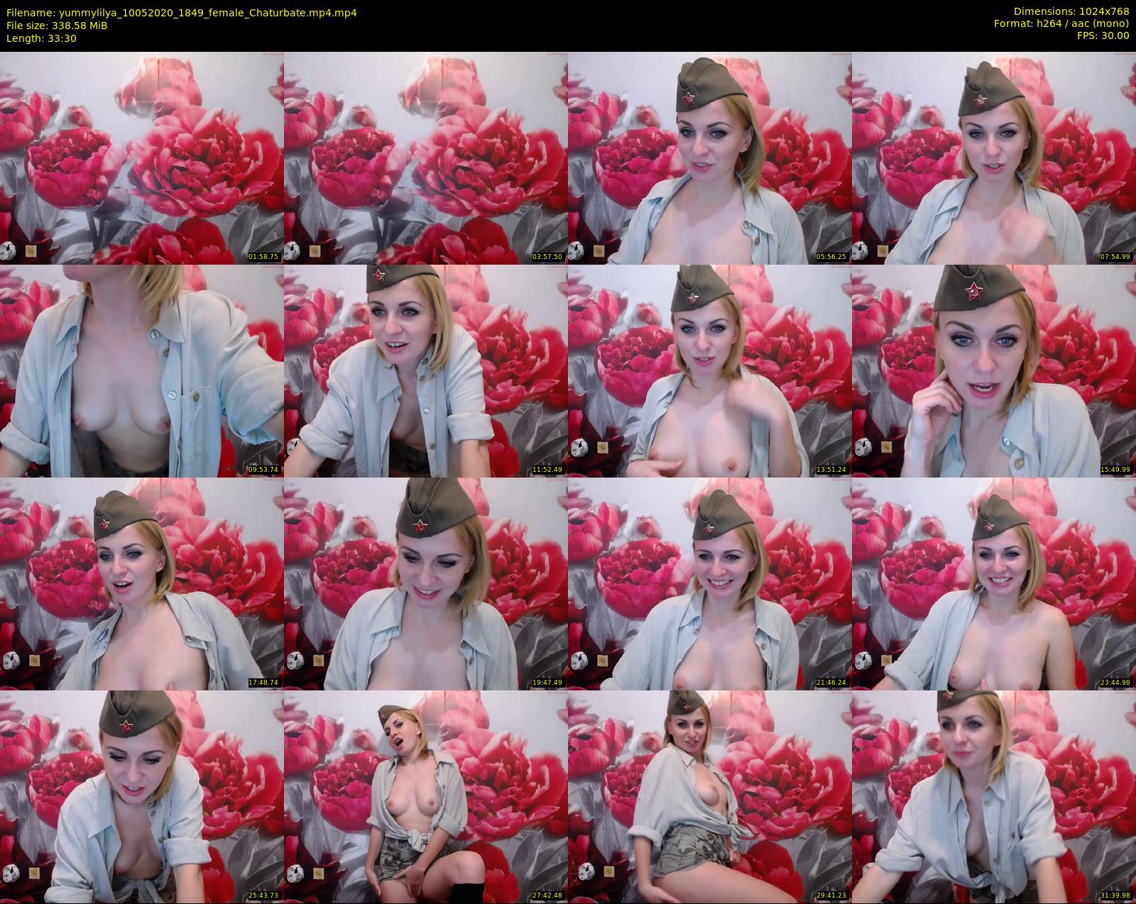 yummylilya — 34 minute Chaturbate female cam show recording, 720p, May 10, 2020