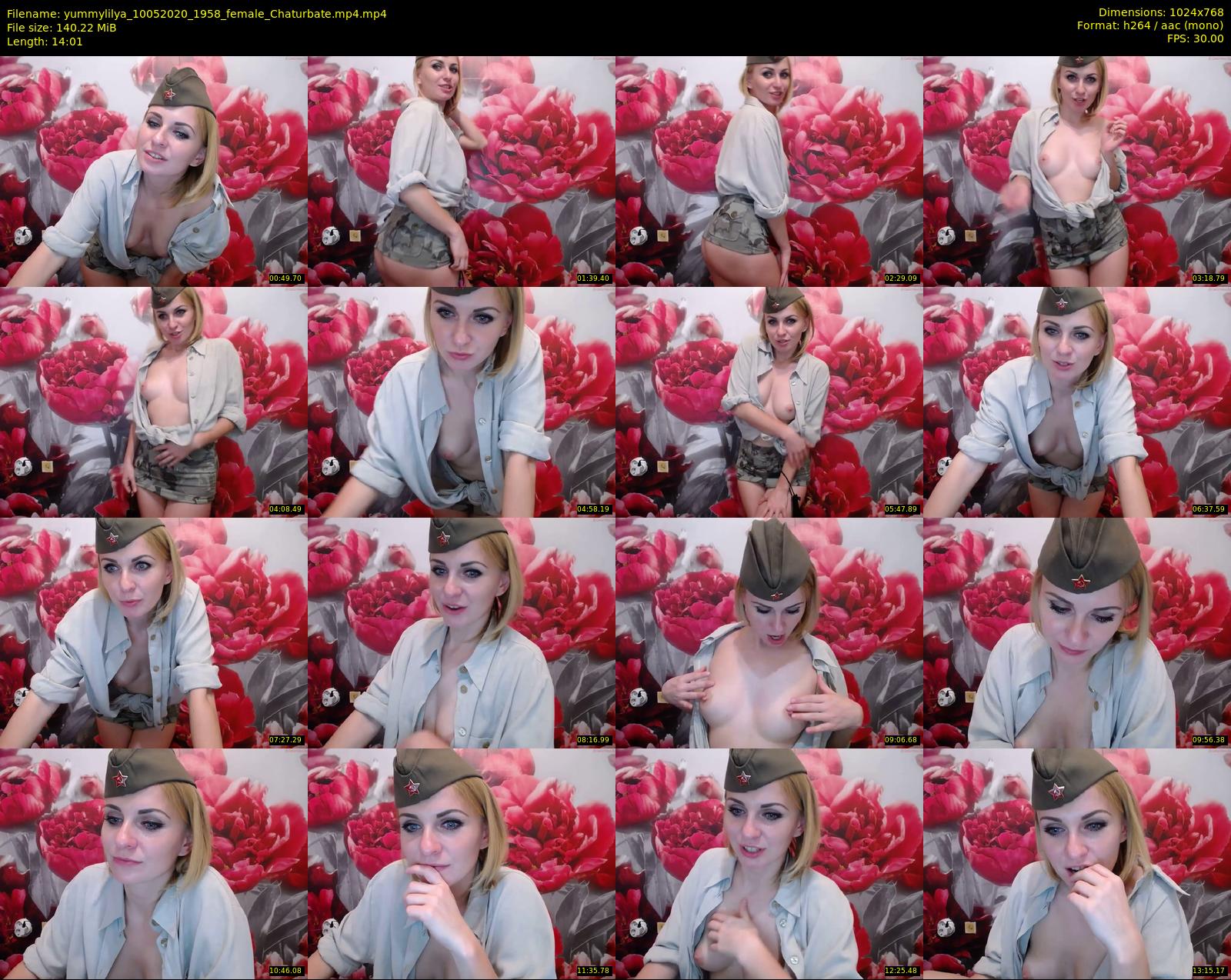 yummylilya — 15 minute Chaturbate female cam show recording, 720p, May 10, 2020