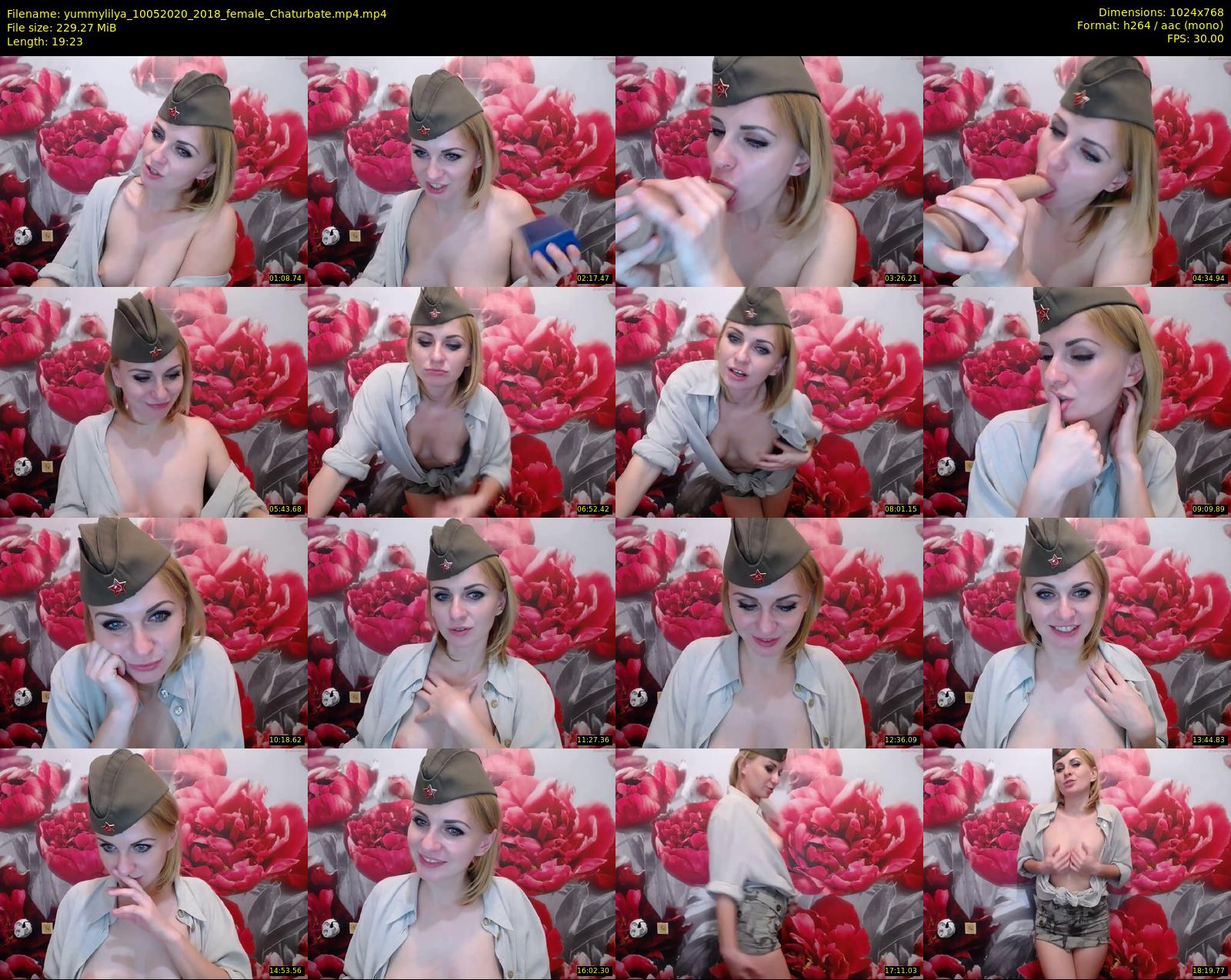 yummylilya — 20 minute Chaturbate female cam show recording, 720p, May 10, 2020