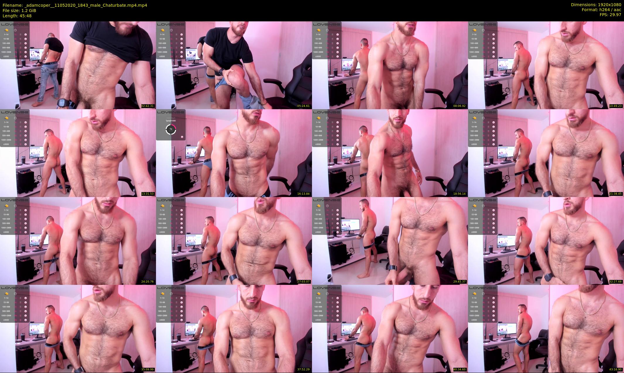 _adamcoper_ — 46 minute Chaturbate male cam show recording, 1080p, May 11, 2020