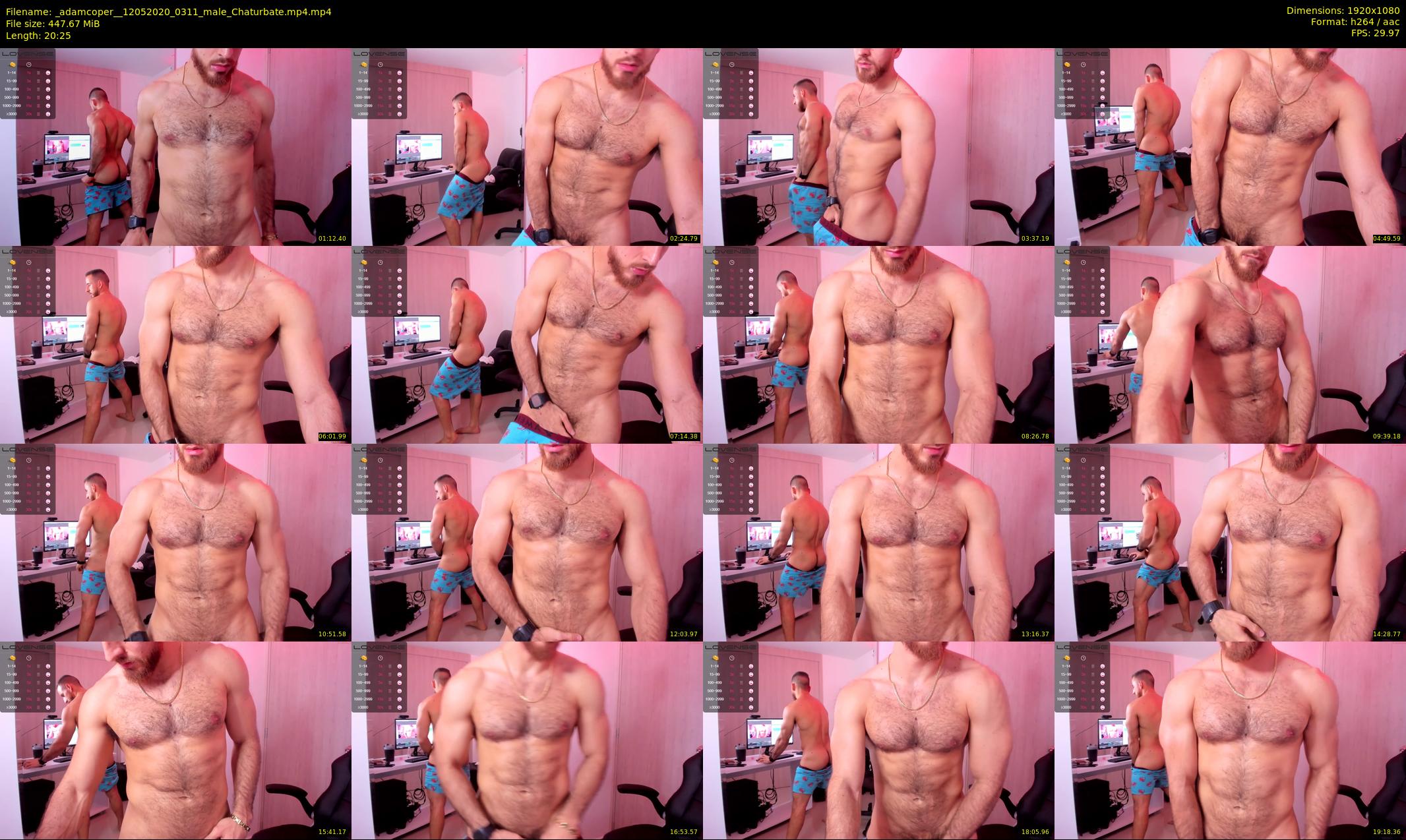_adamcoper_ — 21 minute Chaturbate male cam show recording, 1080p, May 12, 2020