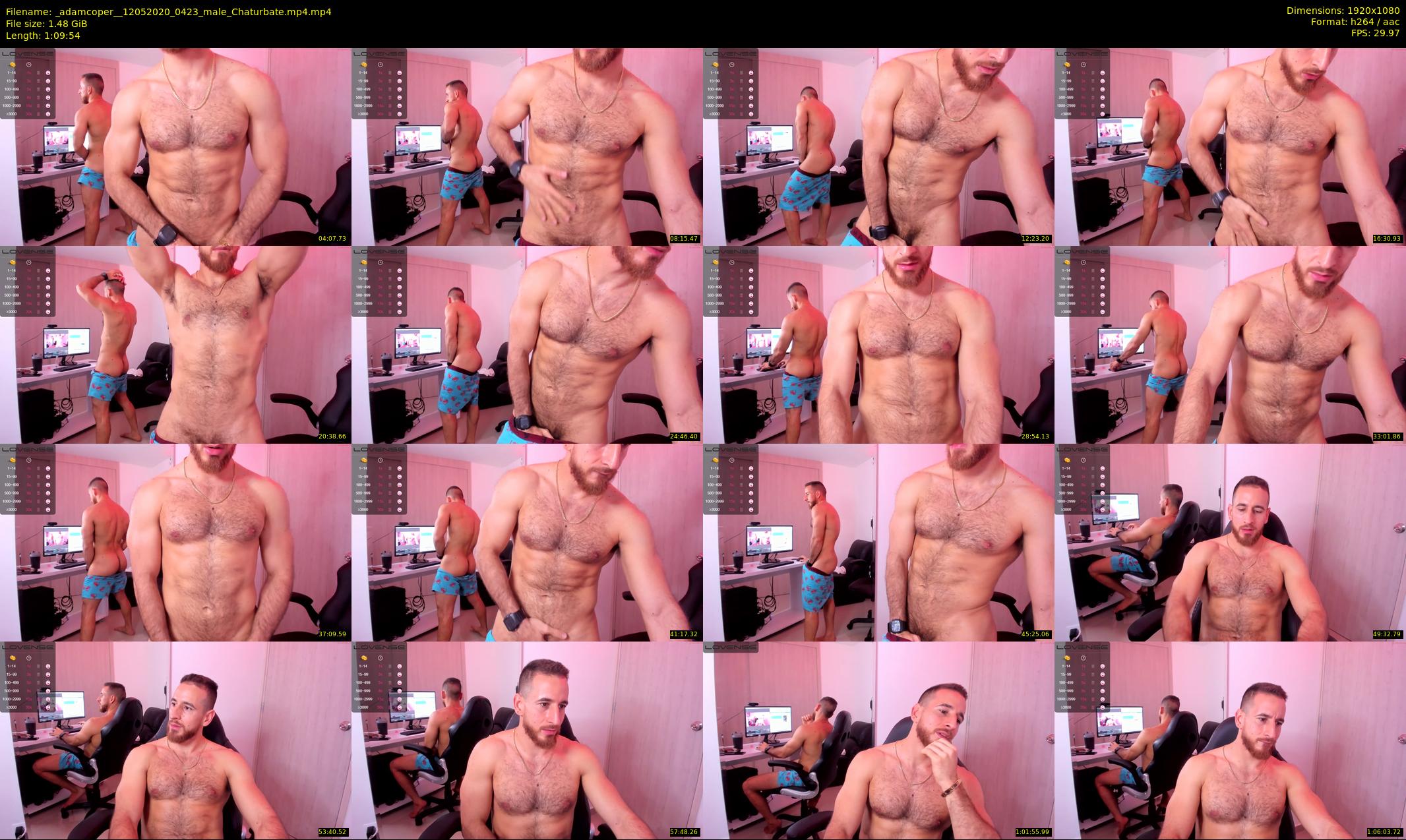 _adamcoper_ — 70 minute Chaturbate male cam show recording, 1080p, May 12, 2020