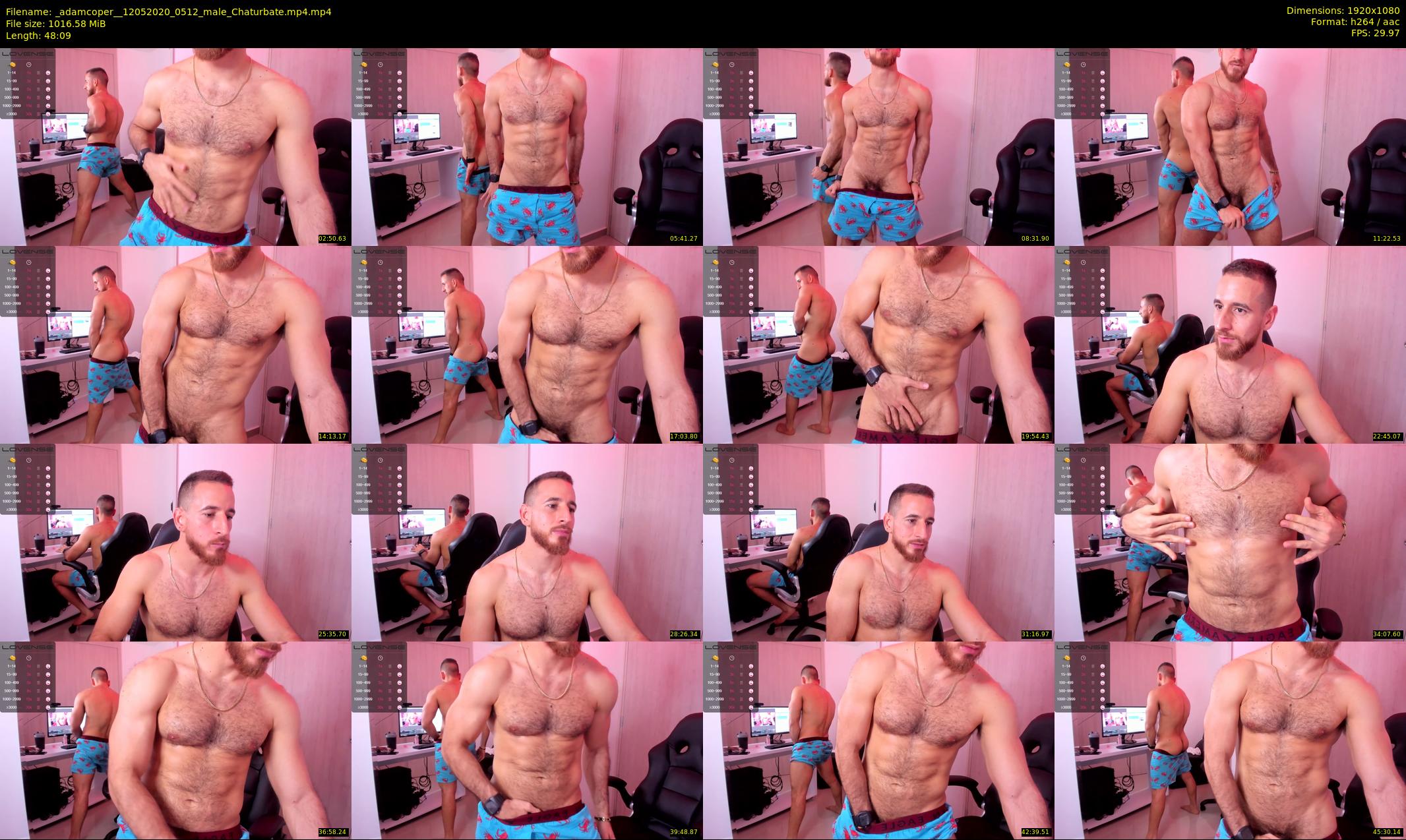 _adamcoper_ — 49 minute Chaturbate male cam show recording, 1080p, May 12, 2020