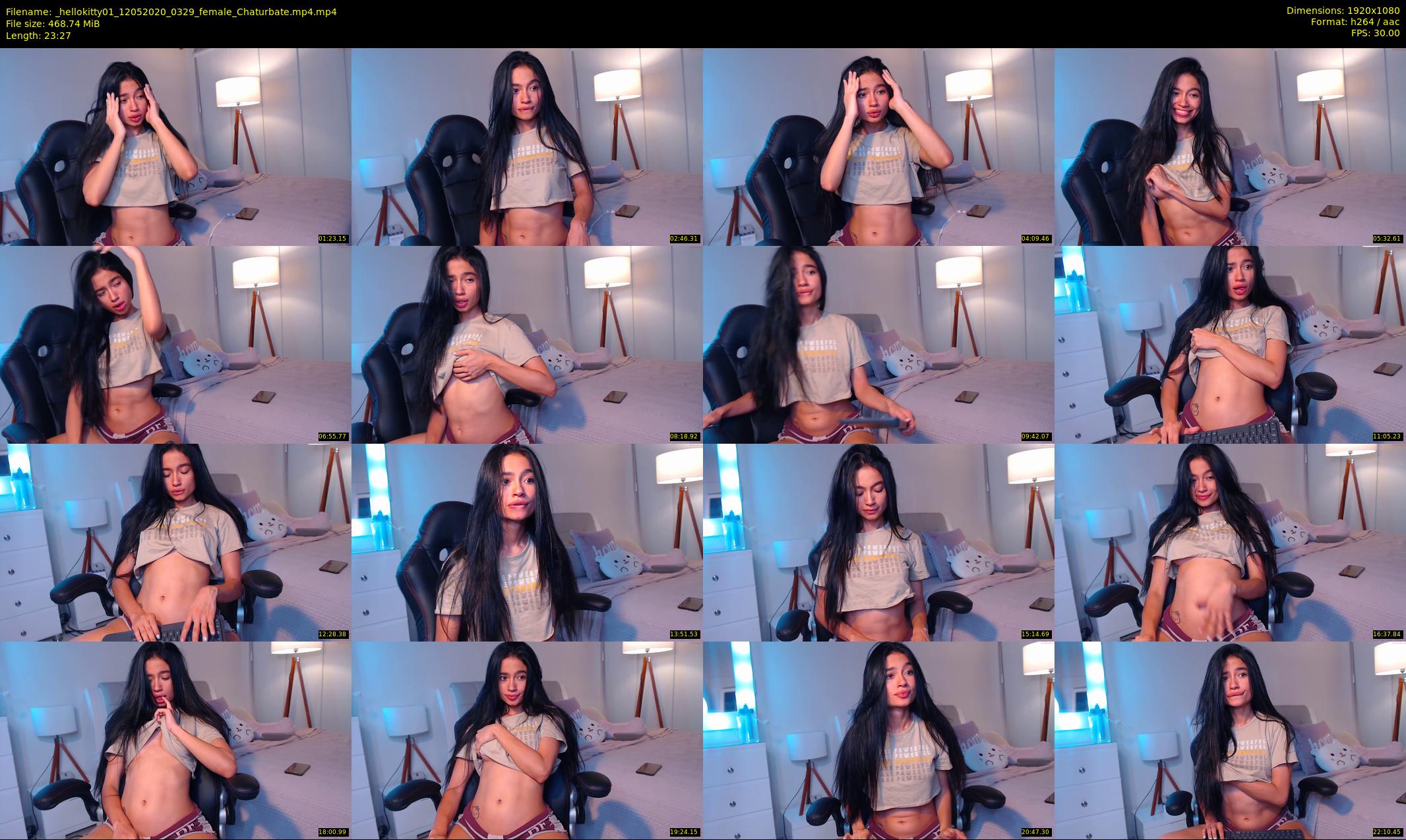 _hellokitty01 — 24 minute Chaturbate female cam show recording, 1080p, May 12, 2020