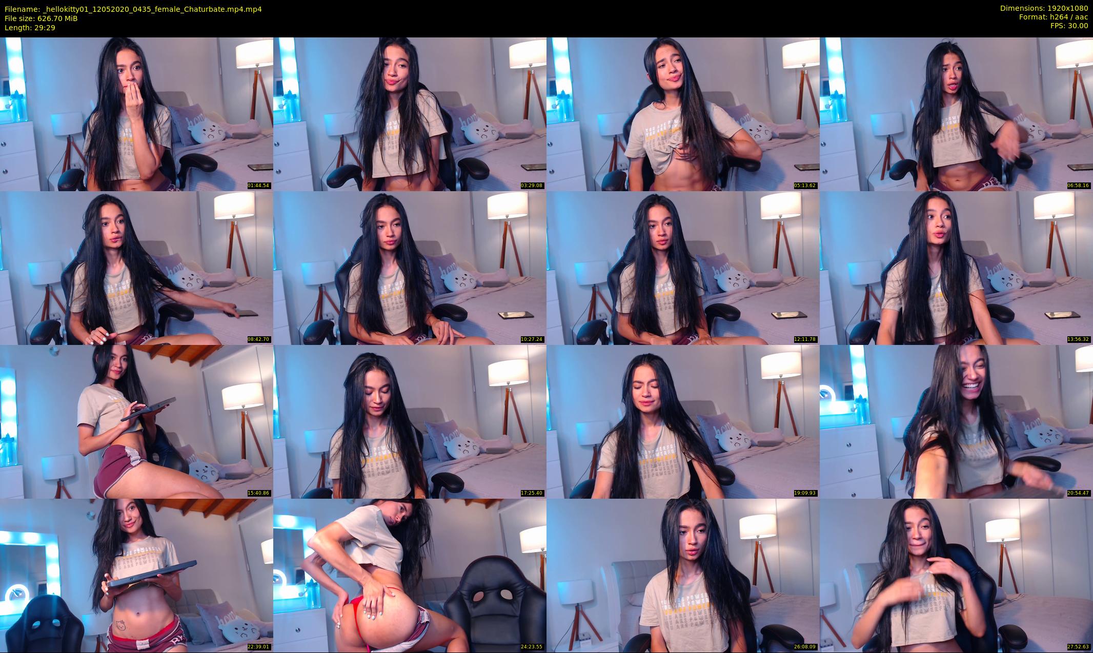 _hellokitty01 — 30 minute Chaturbate female cam show recording, 1080p, May 12, 2020