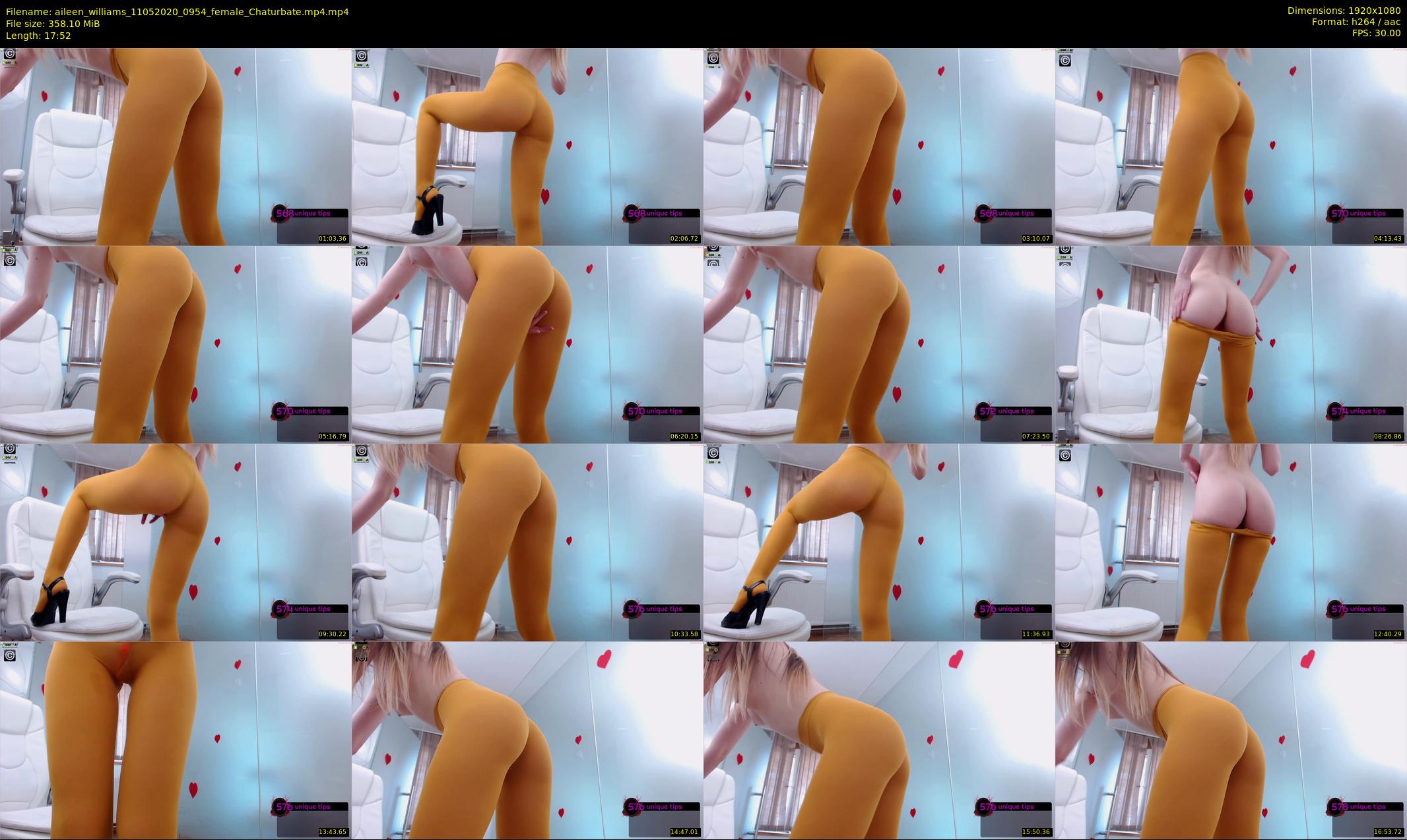aileen_williams — 18 minute Chaturbate female cam show recording, 1080p, May 11, 2020