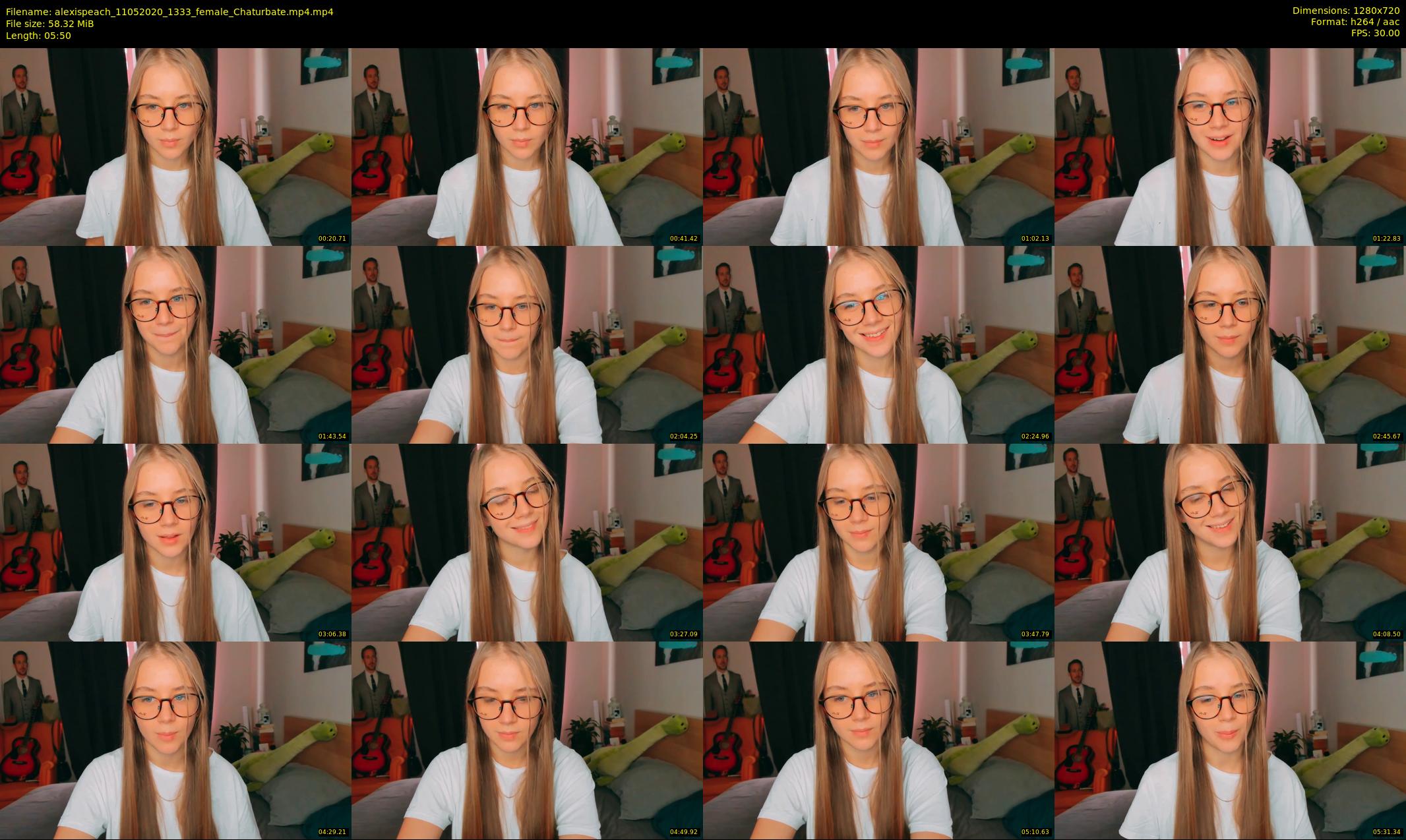 alexispeach — 6 minute Chaturbate female cam show recording, 720p, May 11, 2020