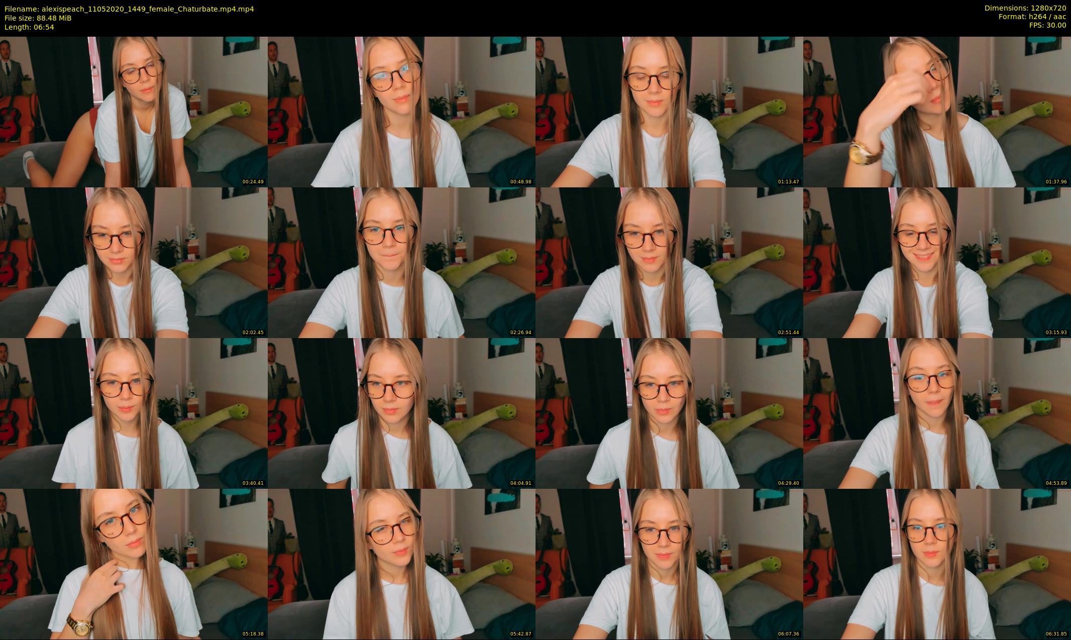 alexispeach — 7 minute Chaturbate female cam show recording, 720p, May 11, 2020