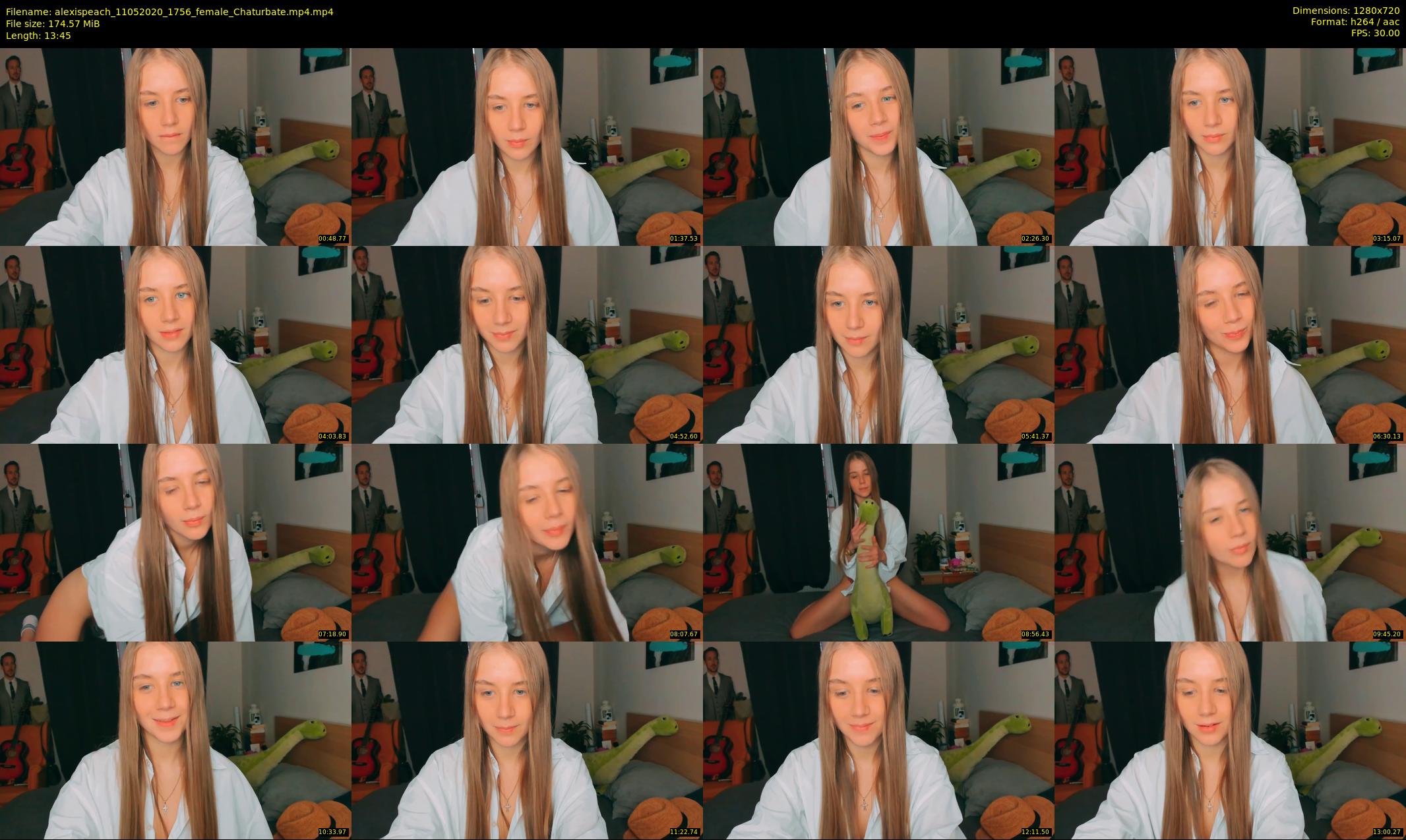 alexispeach — 14 minute Chaturbate female cam show recording, 720p, May 11, 2020