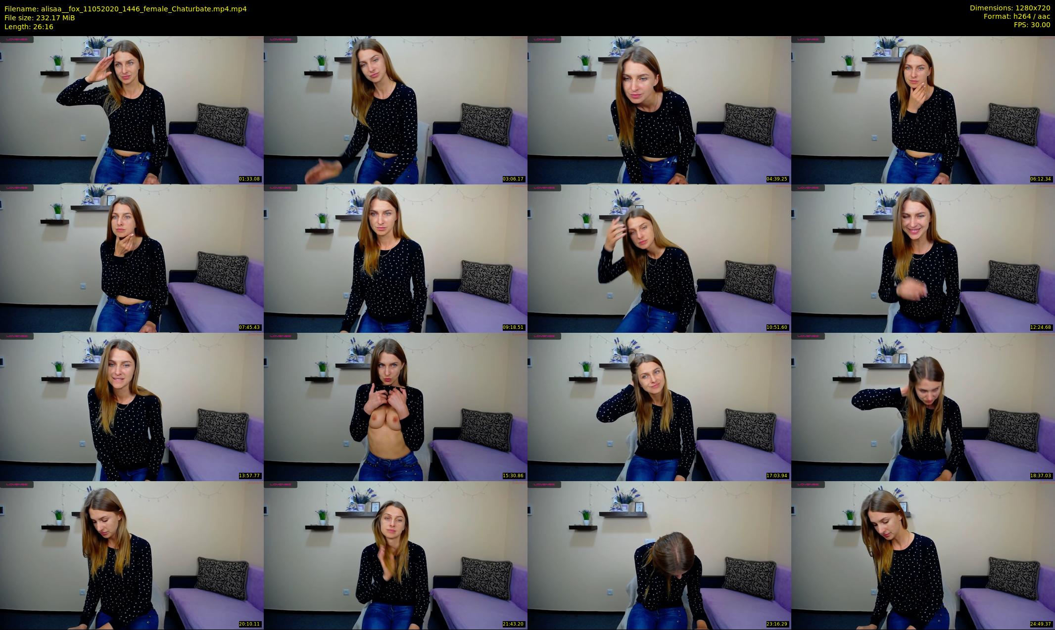 alisaa__fox — 27 minute Chaturbate female cam show recording, 720p, May 11, 2020