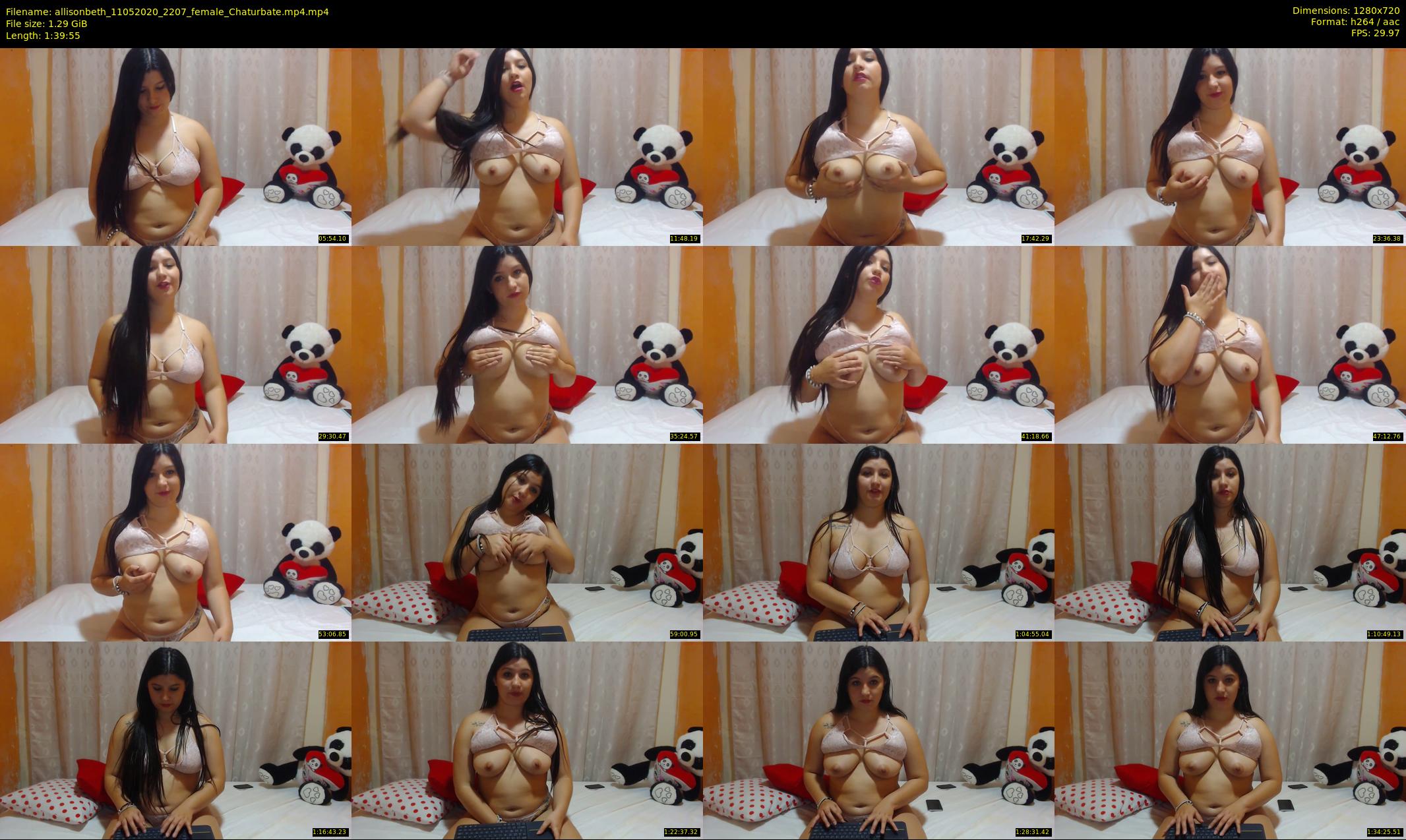 allisonbeth — 100 minute Chaturbate female cam show recording, 720p, May 11, 2020