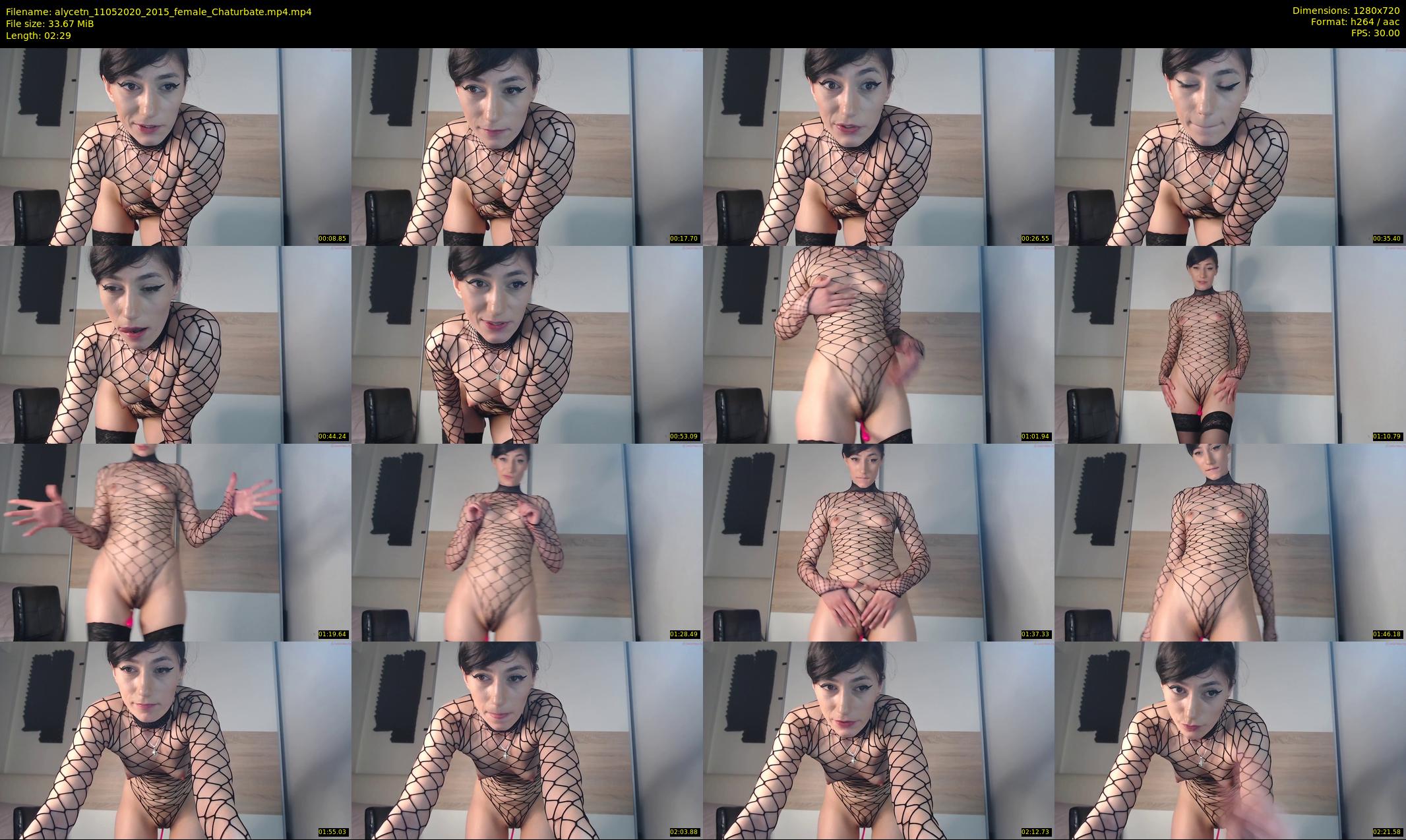 alycetn — 3 minute Chaturbate female cam show recording, 720p, May 11, 2020
