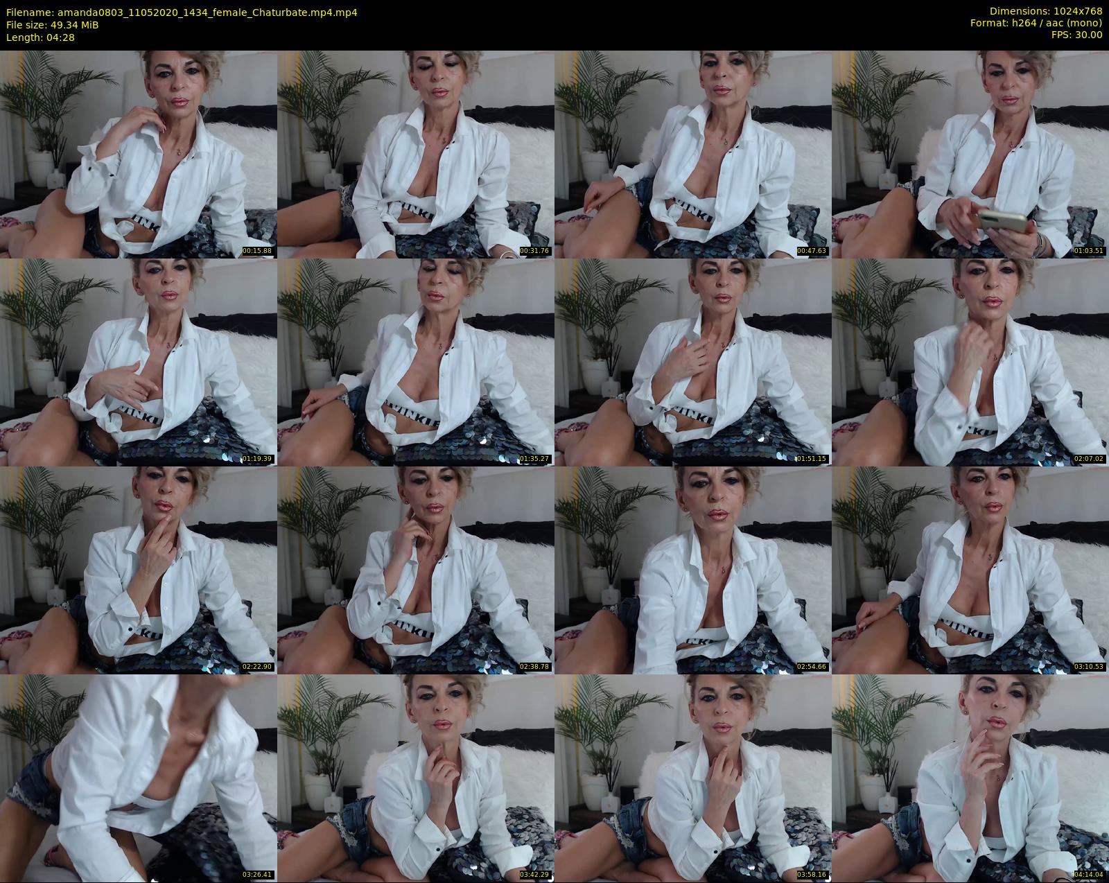 amanda0803 — 5 minute Chaturbate female cam show recording, 720p, May 11, 2020