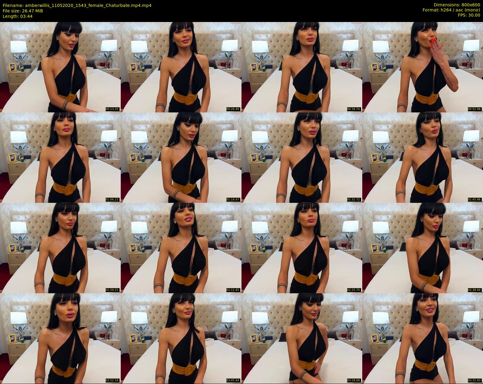 amberwillis — 4 minute Chaturbate female cam show recording, 480p, May 11, 2020