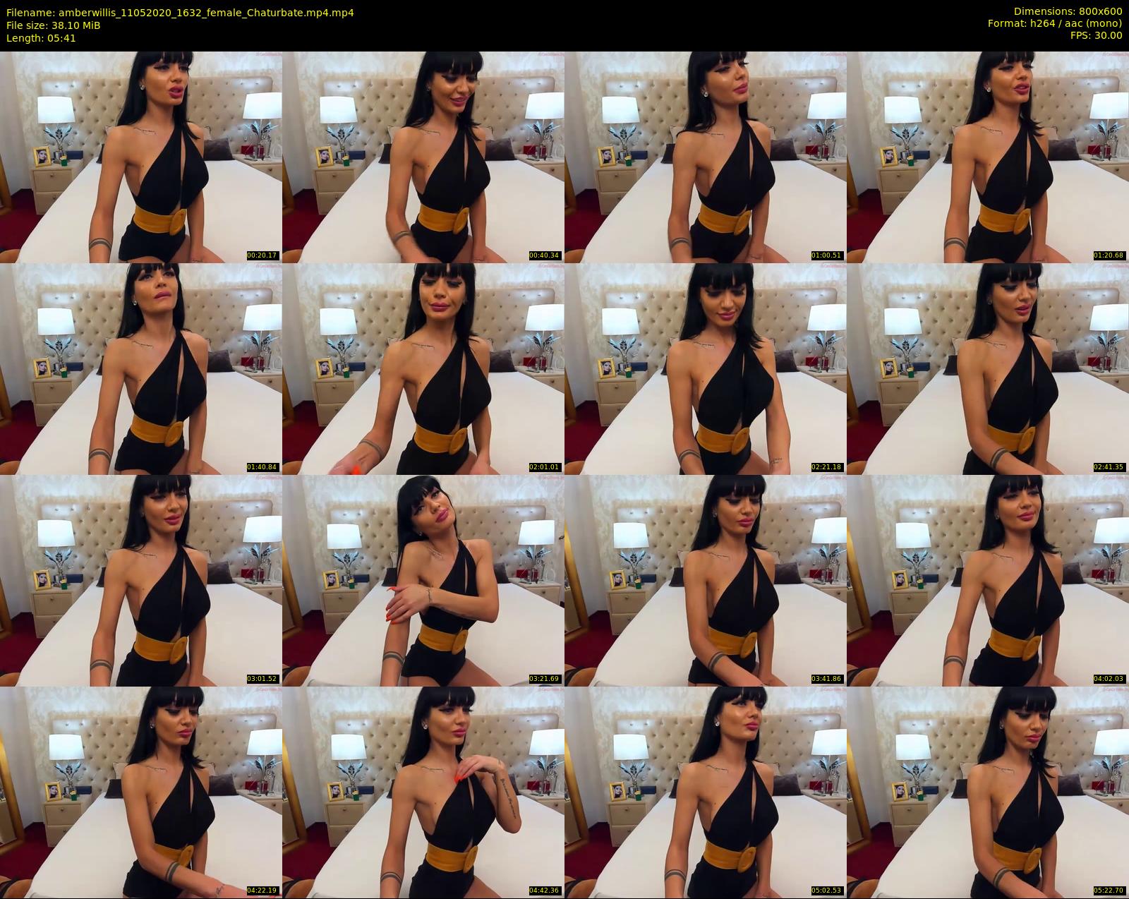 amberwillis — 6 minute Chaturbate female cam show recording, 480p, May 11, 2020