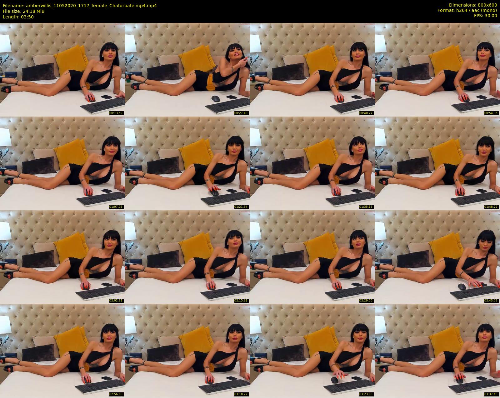 amberwillis — 4 minute Chaturbate female cam show recording, 480p, May 11, 2020