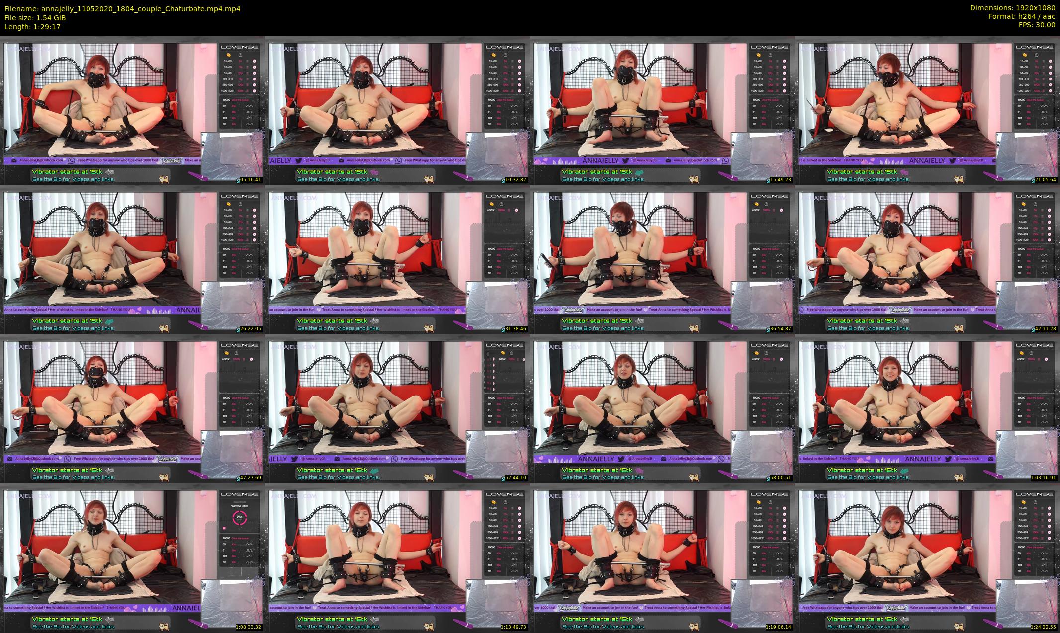 annajelly — 90 minute Chaturbate couple cam show recording, 1080p, May 11, 2020
