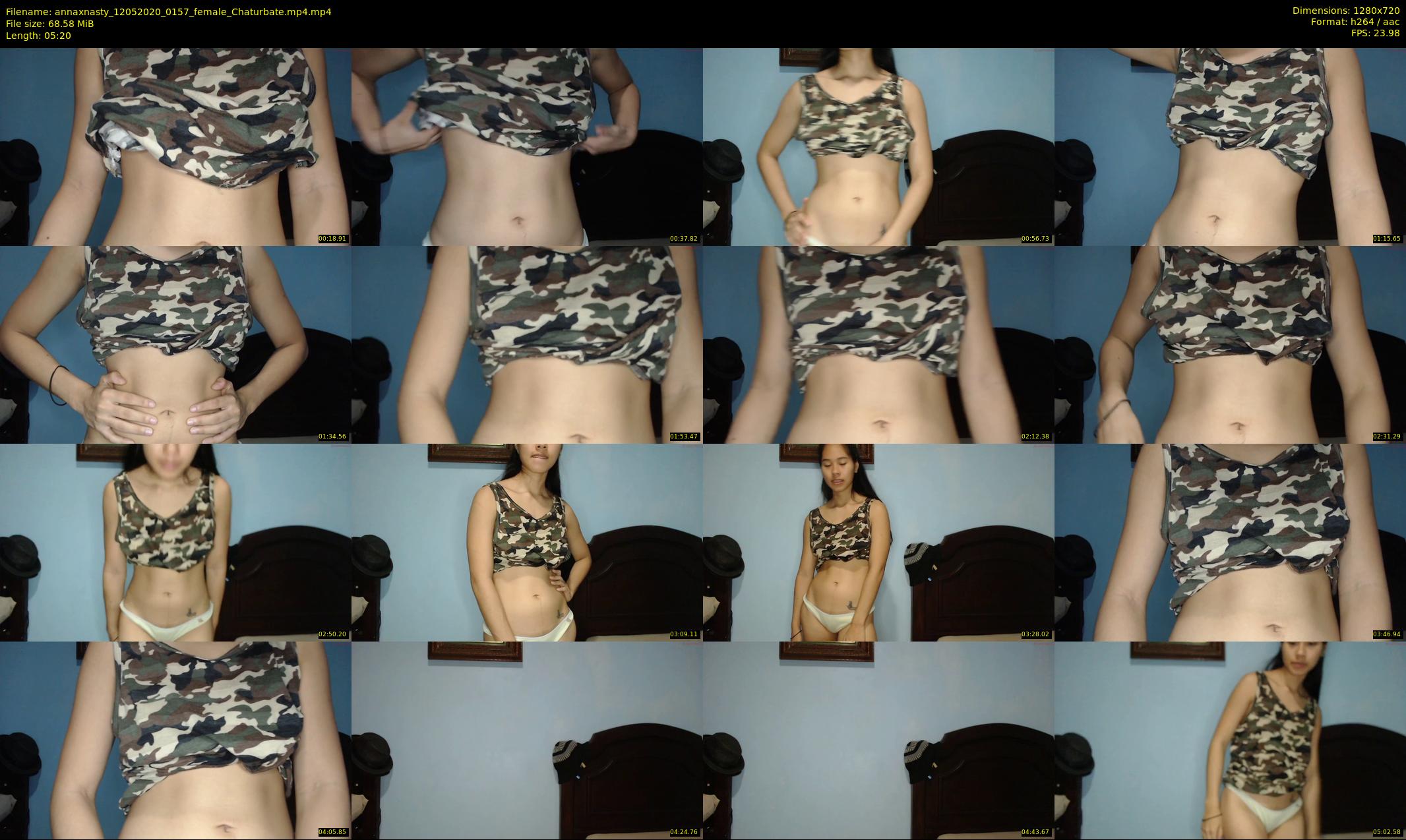 annaxnasty — 6 minute Chaturbate female cam show recording, 720p, May 12, 2020
