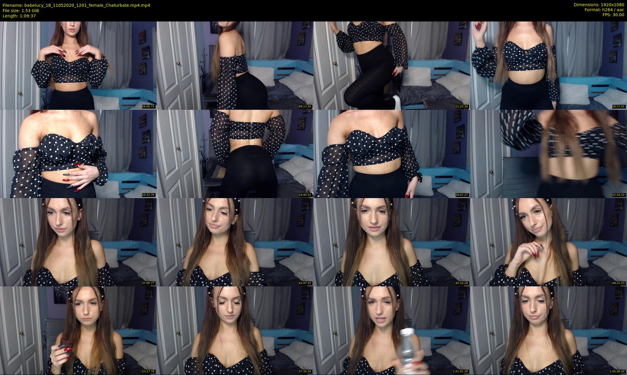 babelucy_18 — 70 minute Chaturbate female cam show recording, 1080p, May 11, 2020