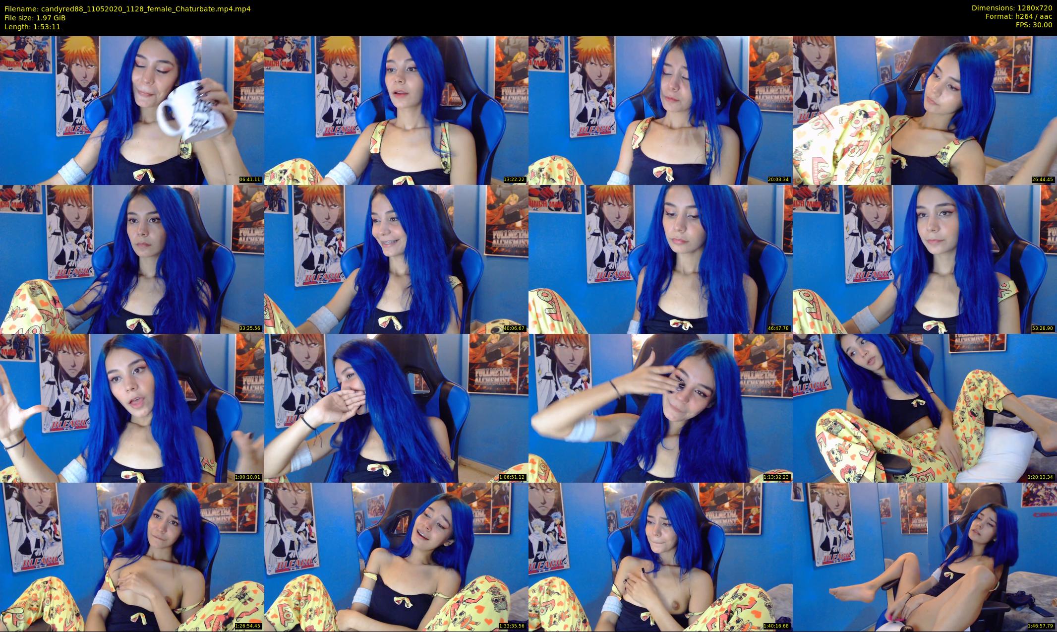 candyred88 — 114 minute Chaturbate female cam show recording, 720p, May 11, 2020