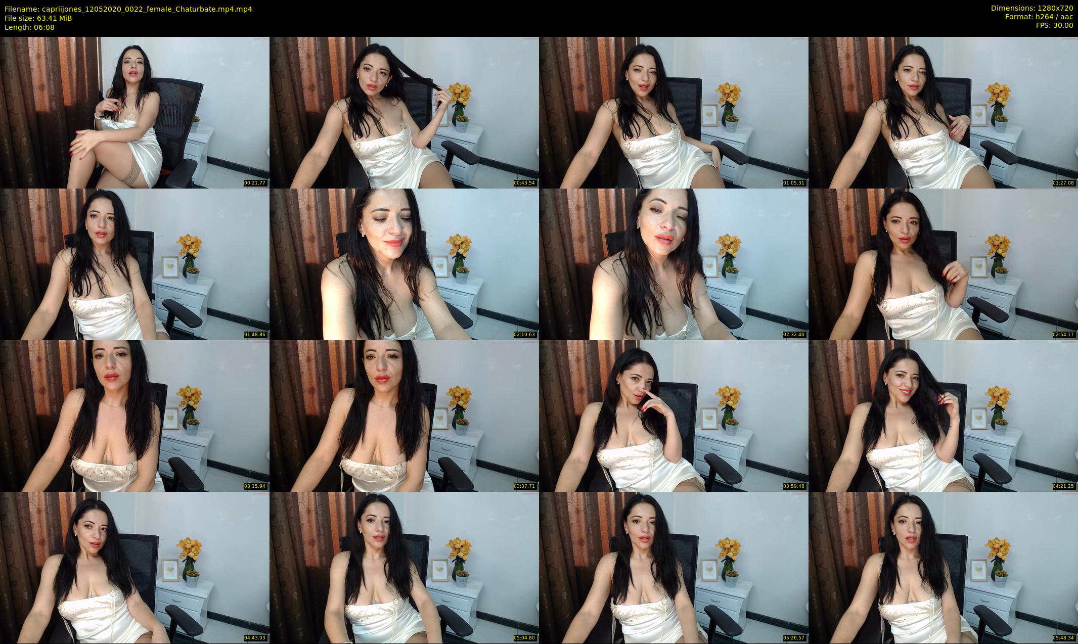 capriijones — 7 minute Chaturbate female cam show recording, 720p, May 12, 2020
