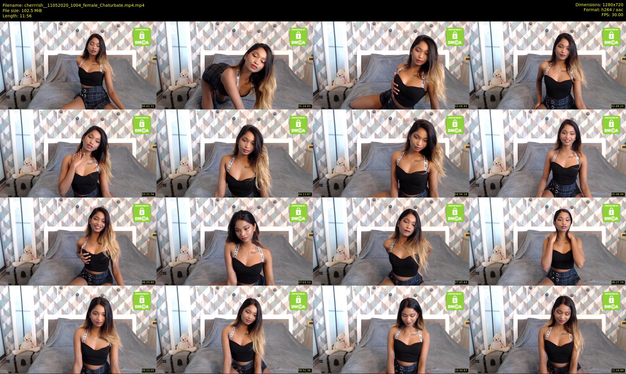 cherrrish_ — 12 minute Chaturbate female cam show recording, 720p, May 11, 2020