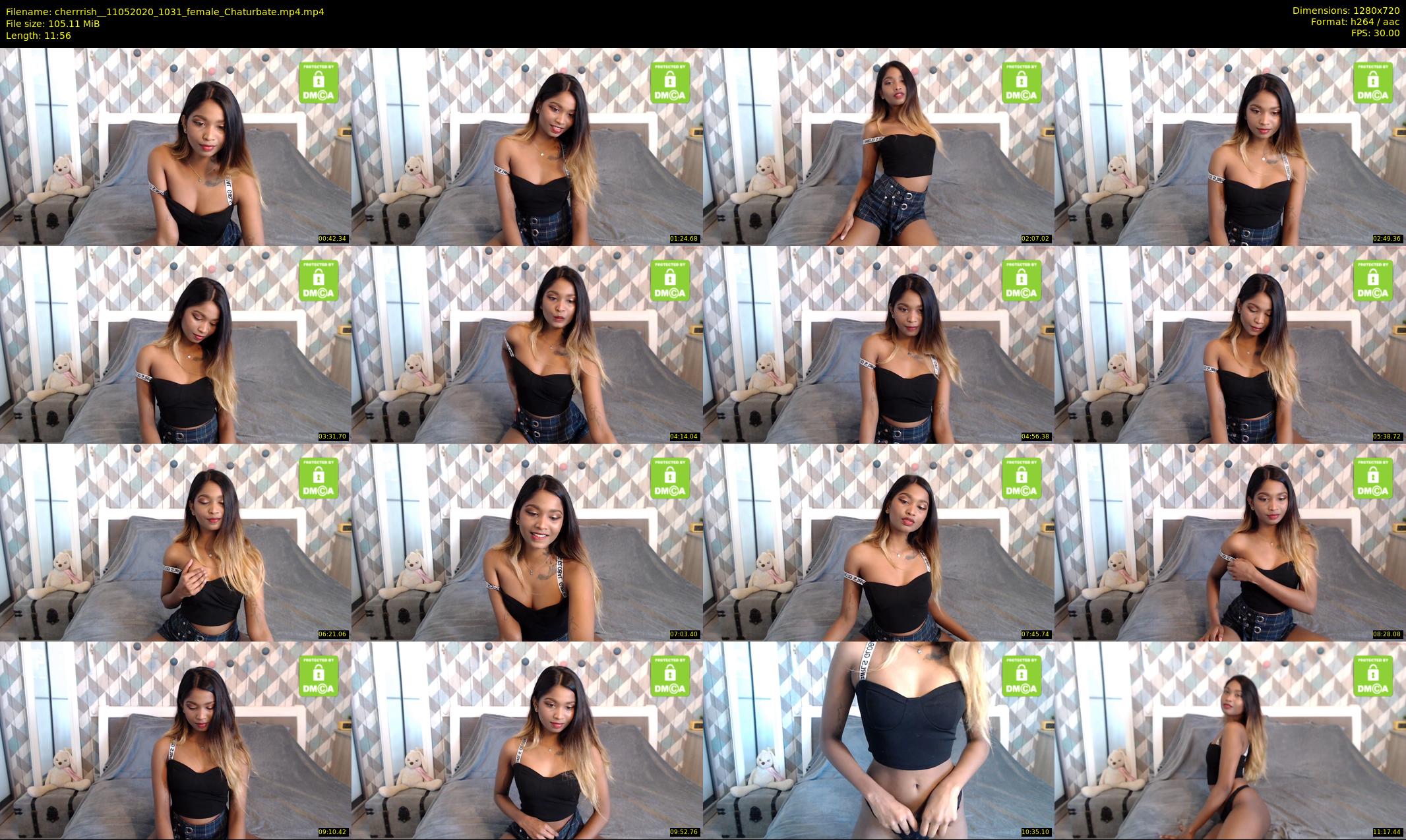 cherrrish_ — 12 minute Chaturbate female cam show recording, 720p, May 11, 2020