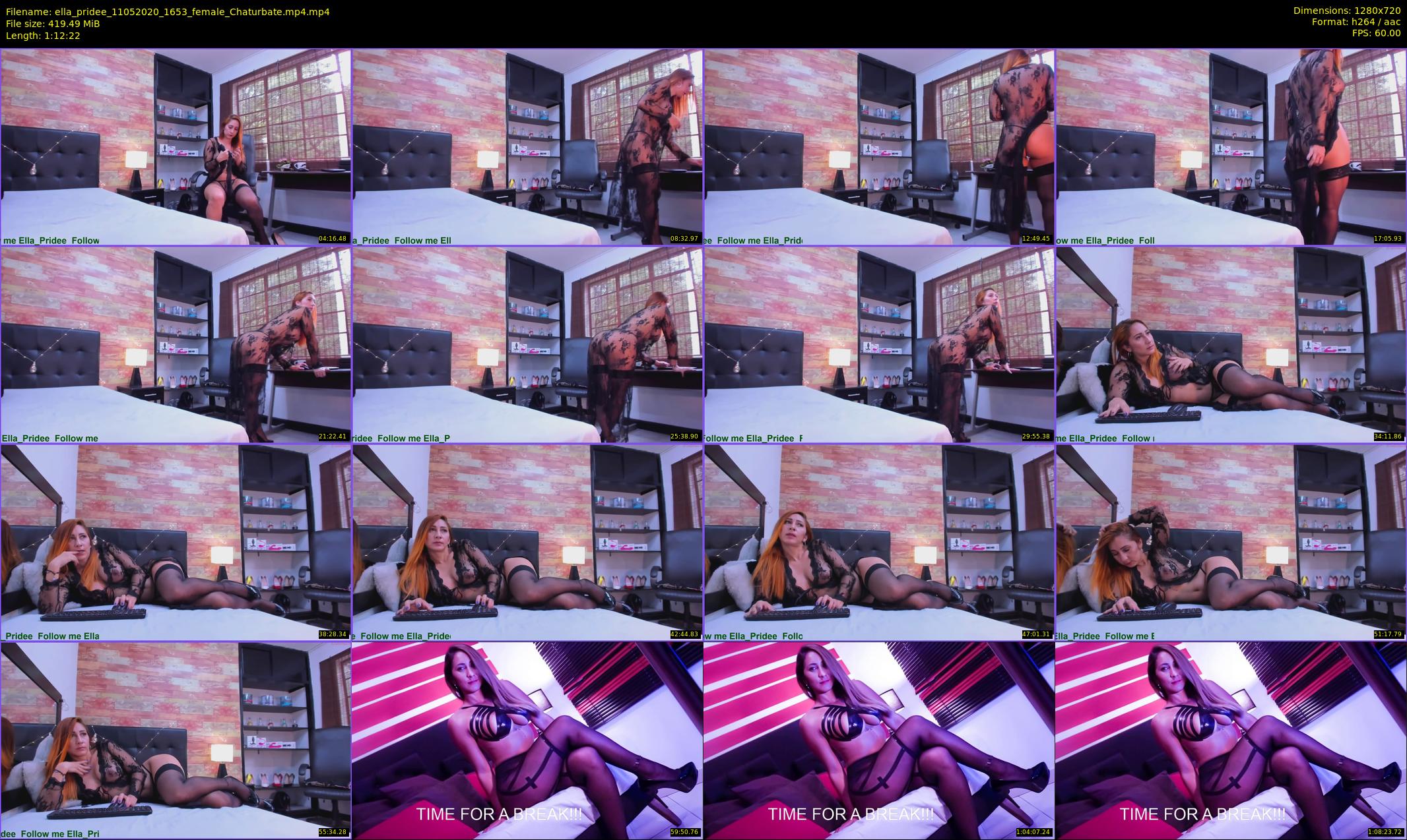 ella_pridee — 73 minute Chaturbate female cam show recording, 720p, May 11, 2020