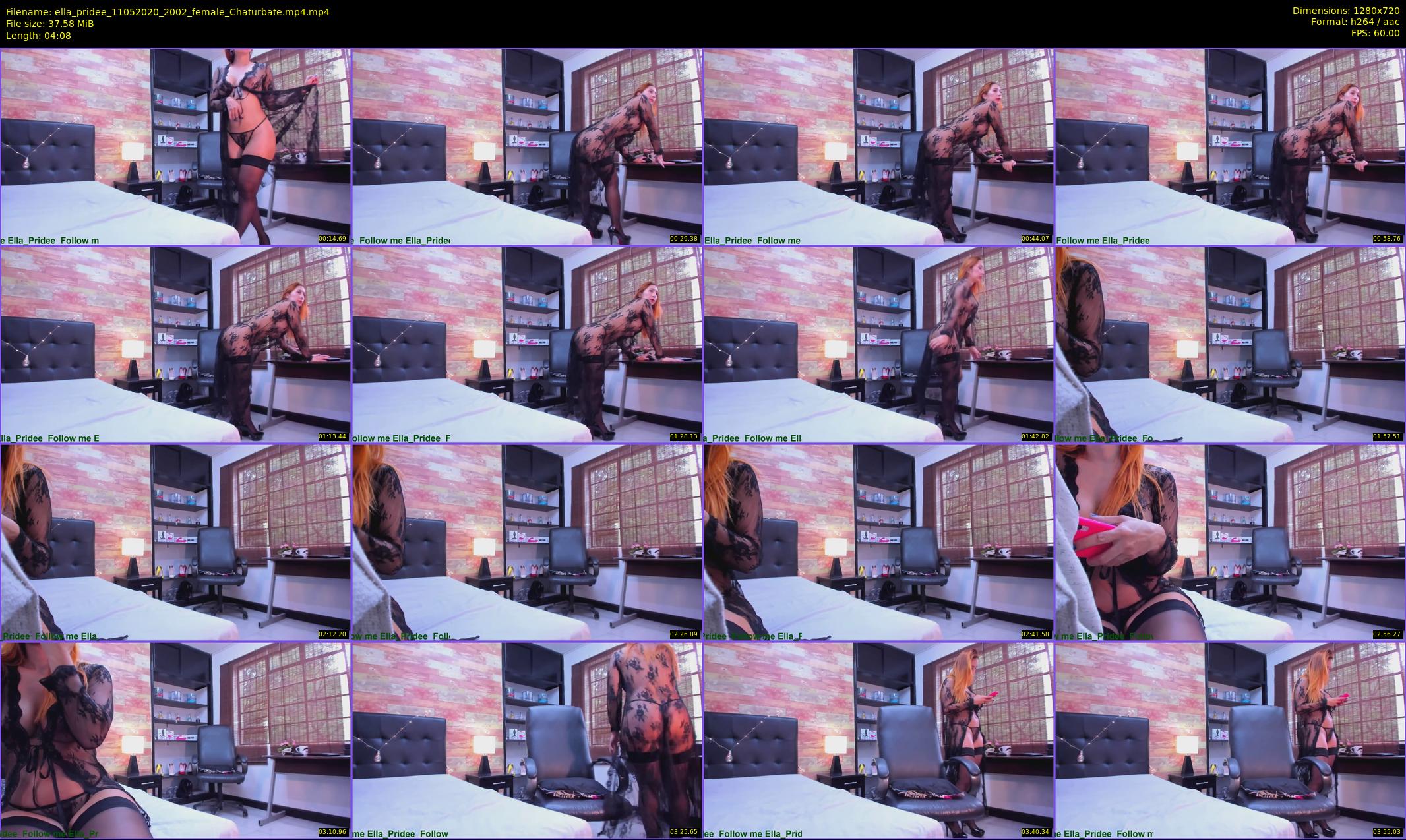 ella_pridee — 5 minute Chaturbate female cam show recording, 720p, May 11, 2020
