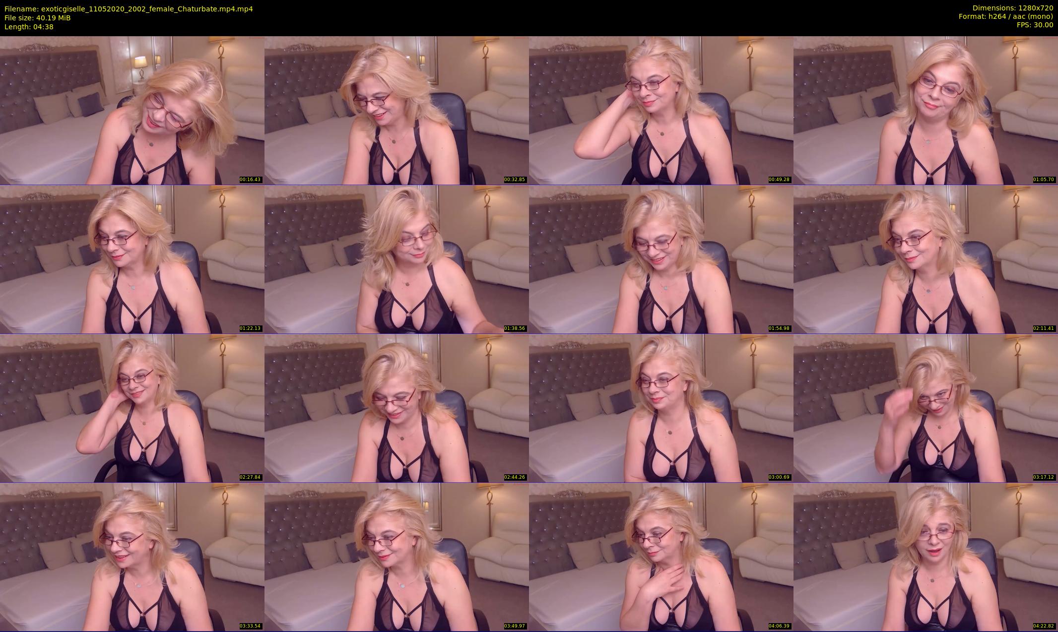 exoticgiselle — 5 minute Chaturbate female cam show recording, 720p, May 11, 2020