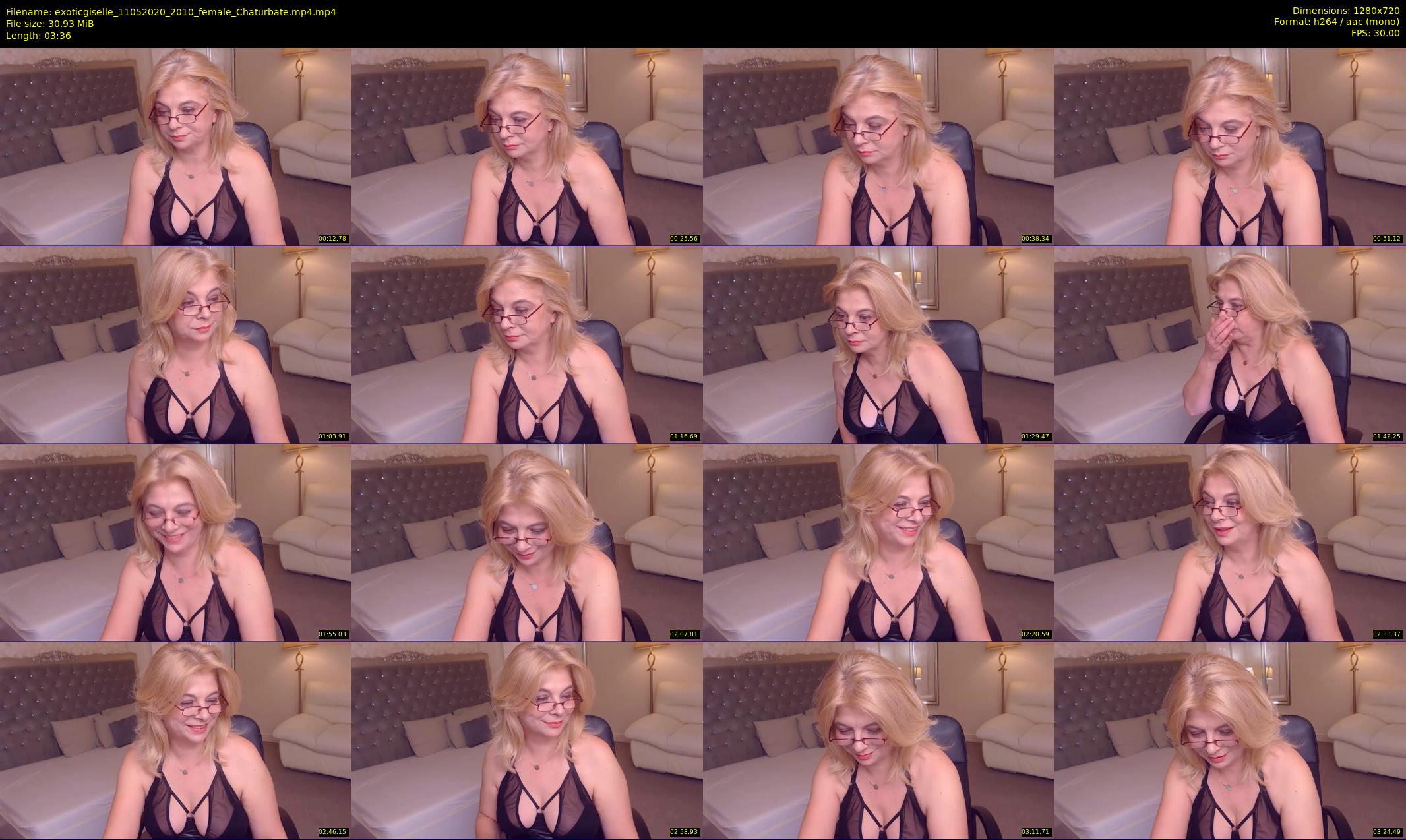 exoticgiselle — 4 minute Chaturbate female cam show recording, 720p, May 11, 2020