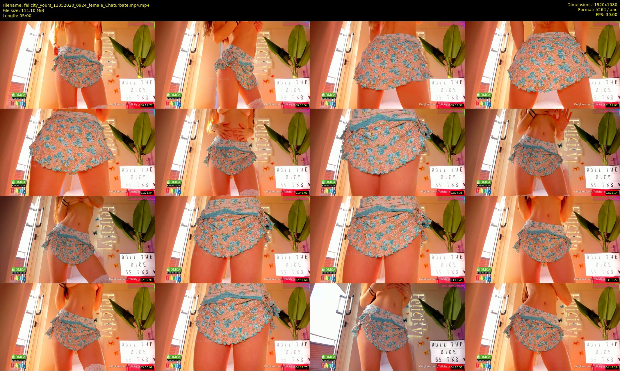 felicity_yours — 5 minute Chaturbate female cam show recording, 1080p, May 11, 2020