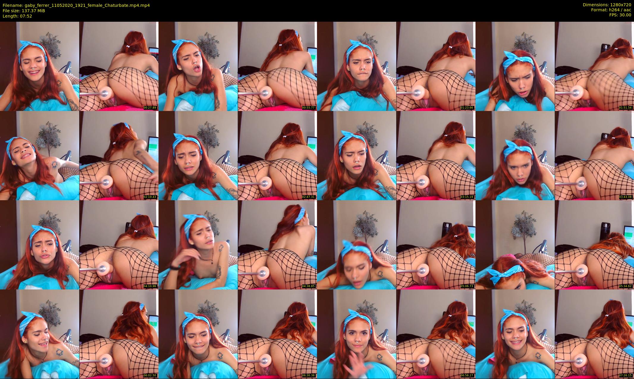 gaby_ferrer — 8 minute Chaturbate female cam show recording, 720p, May 11, 2020