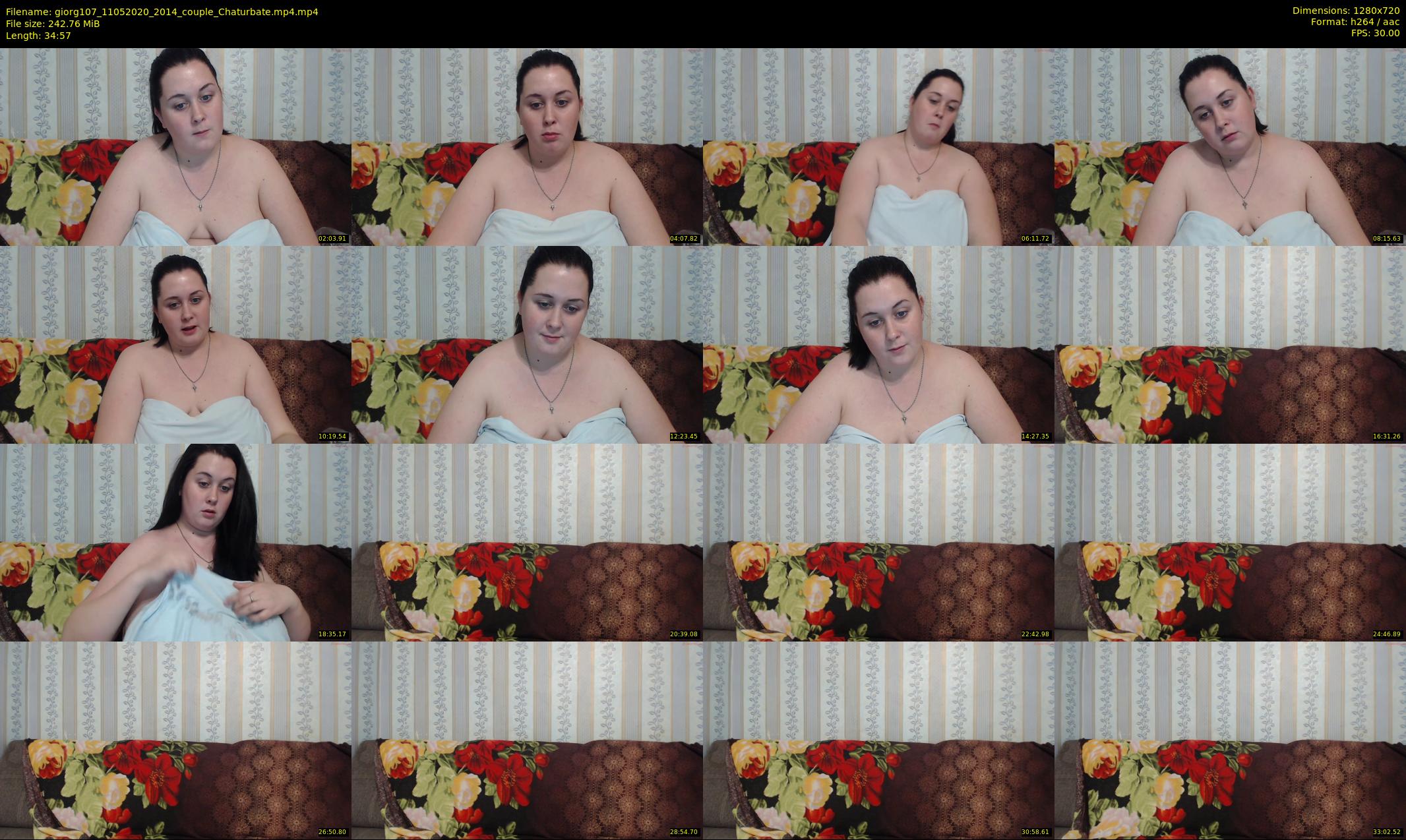 giorg107 — 35 minute Chaturbate couple cam show recording, 720p, May 11, 2020