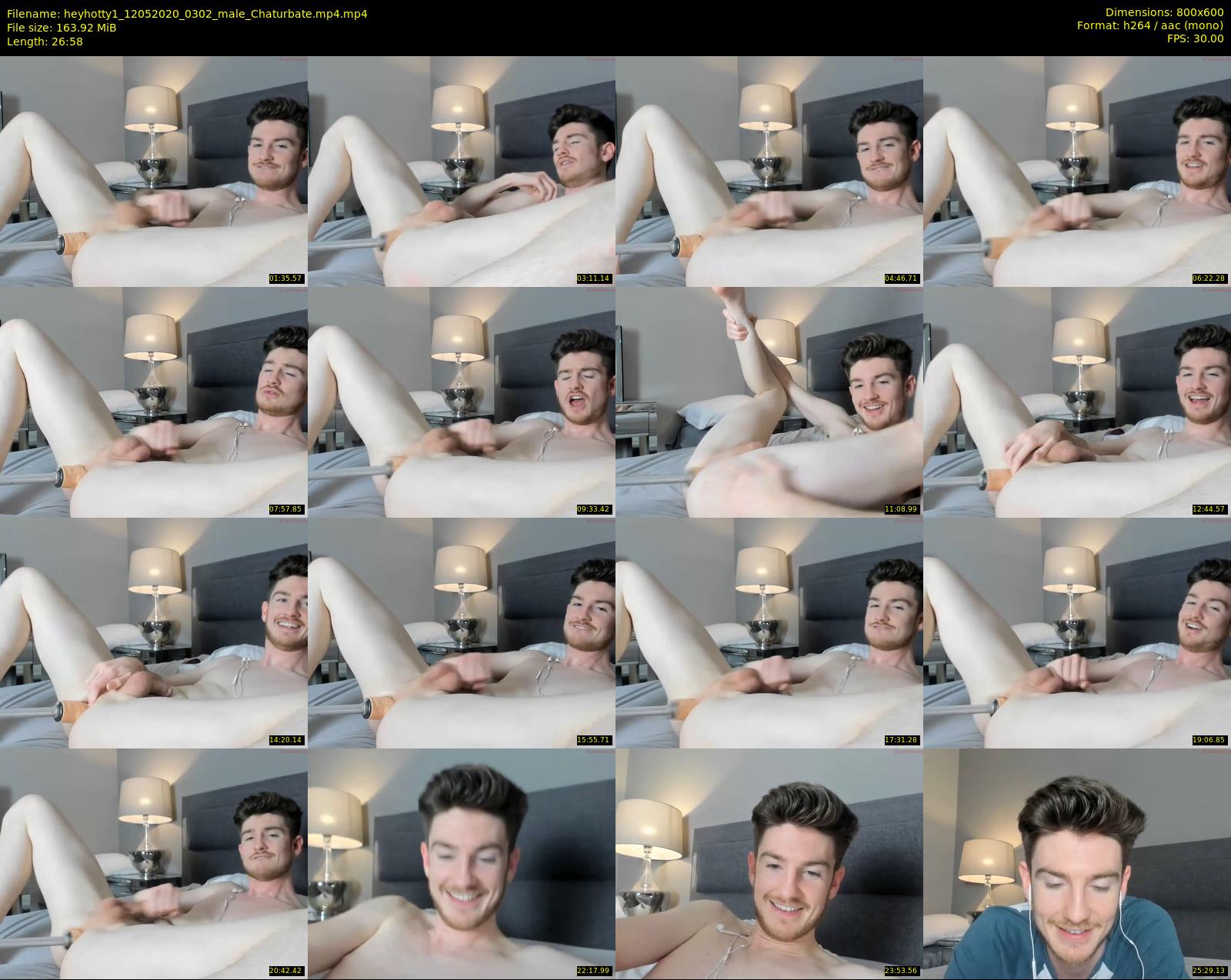 heyhotty1 — 27 minute Chaturbate male cam show recording, 480p, May 12, 2020