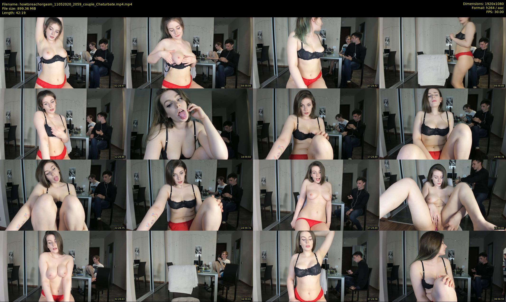 howtoreachorgasm — 43 minute Chaturbate couple cam show recording, 1080p, May 11, 2020
