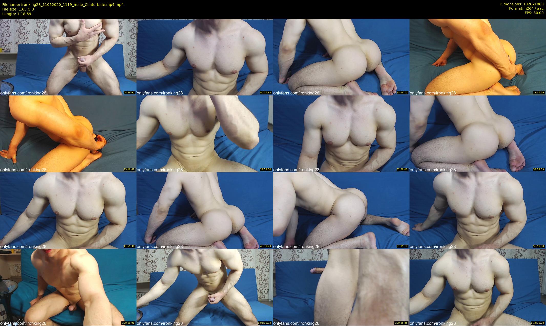 ironking28 — 79 minute Chaturbate male cam show recording, 1080p, May 11, 2020