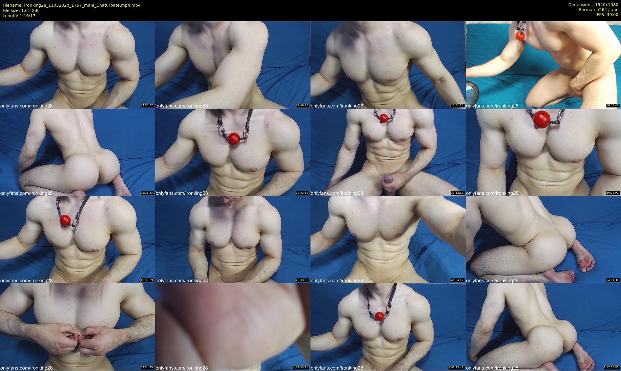 ironking28 — 77 minute Chaturbate male cam show recording, 1080p, May 11, 2020