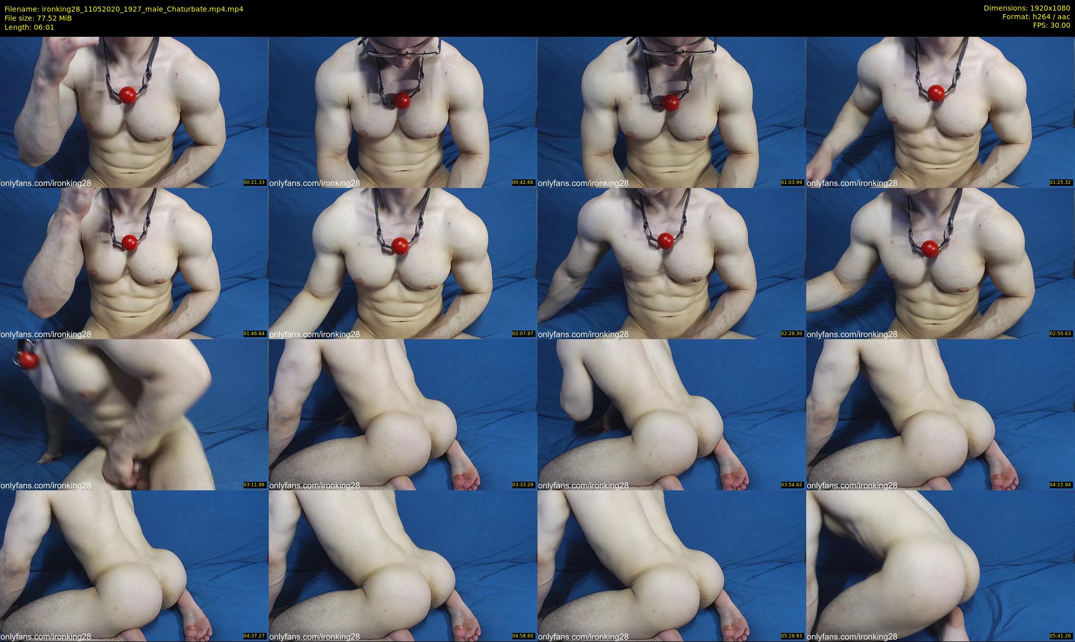 ironking28 — 7 minute Chaturbate male cam show recording, 1080p, May 11, 2020