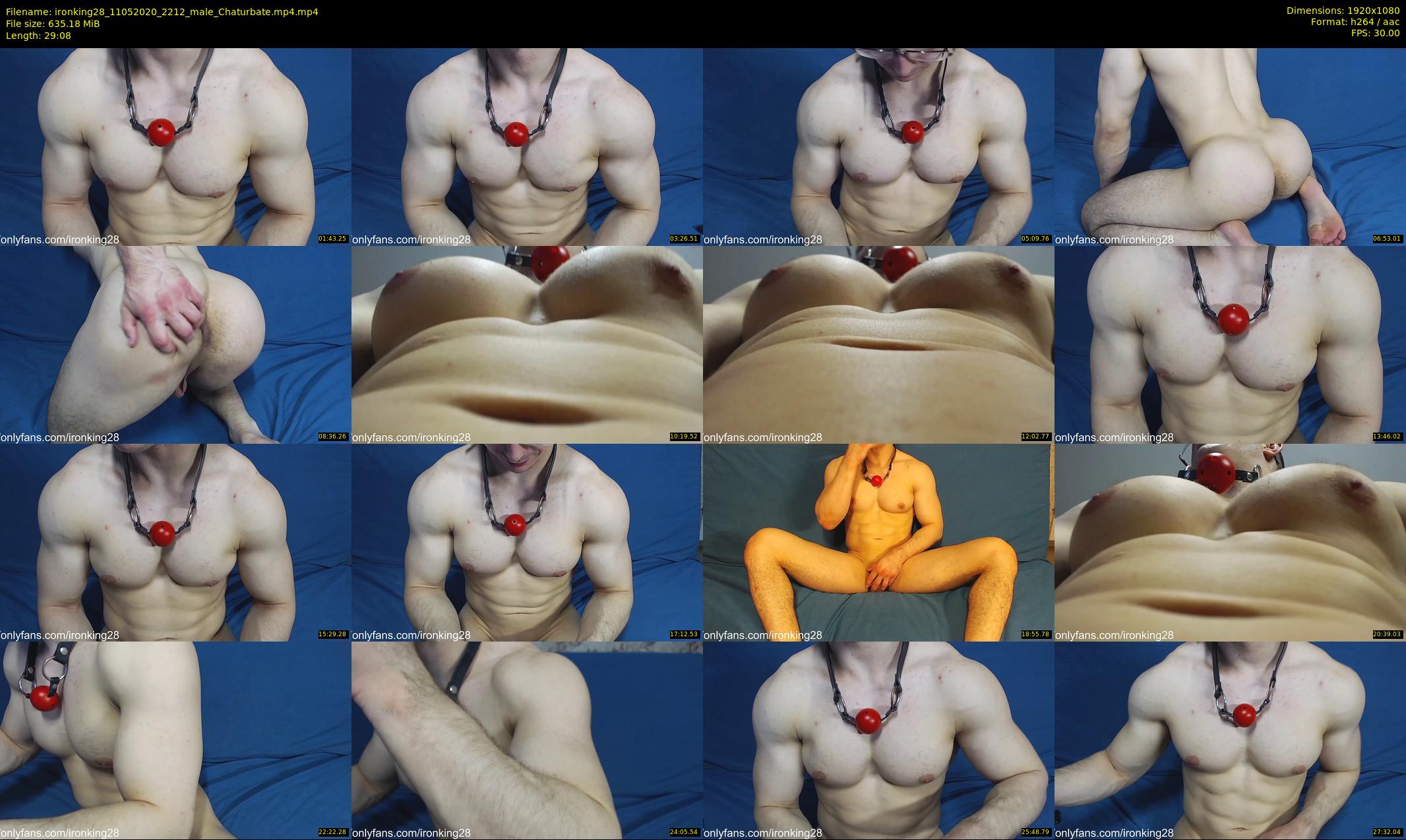ironking28 — 30 minute Chaturbate male cam show recording, 1080p, May 11, 2020