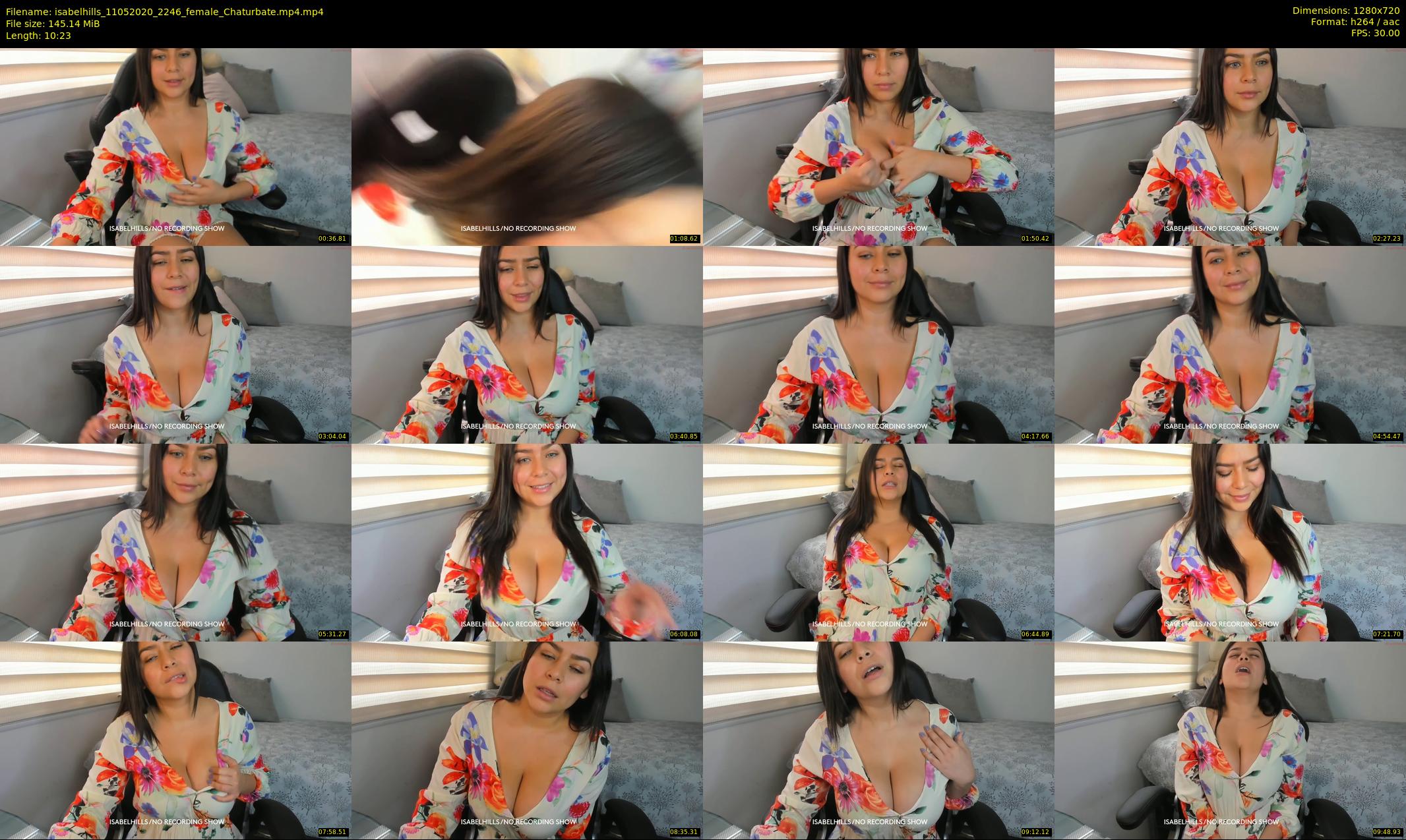 isabelhills — 11 minute Chaturbate female cam show recording, 720p, May 11, 2020