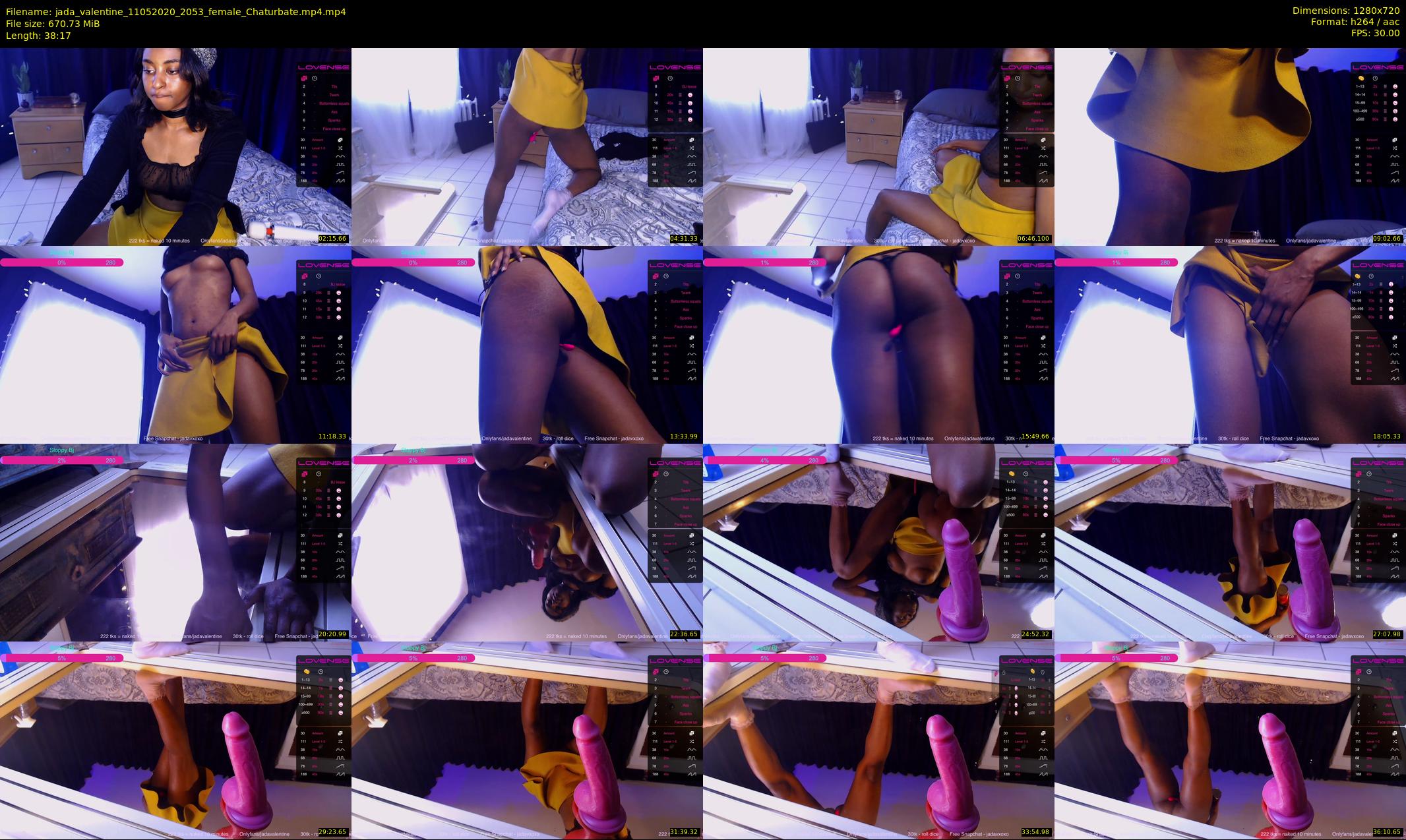 jada_valentine — 39 minute Chaturbate female cam show recording, 720p, May 11, 2020
