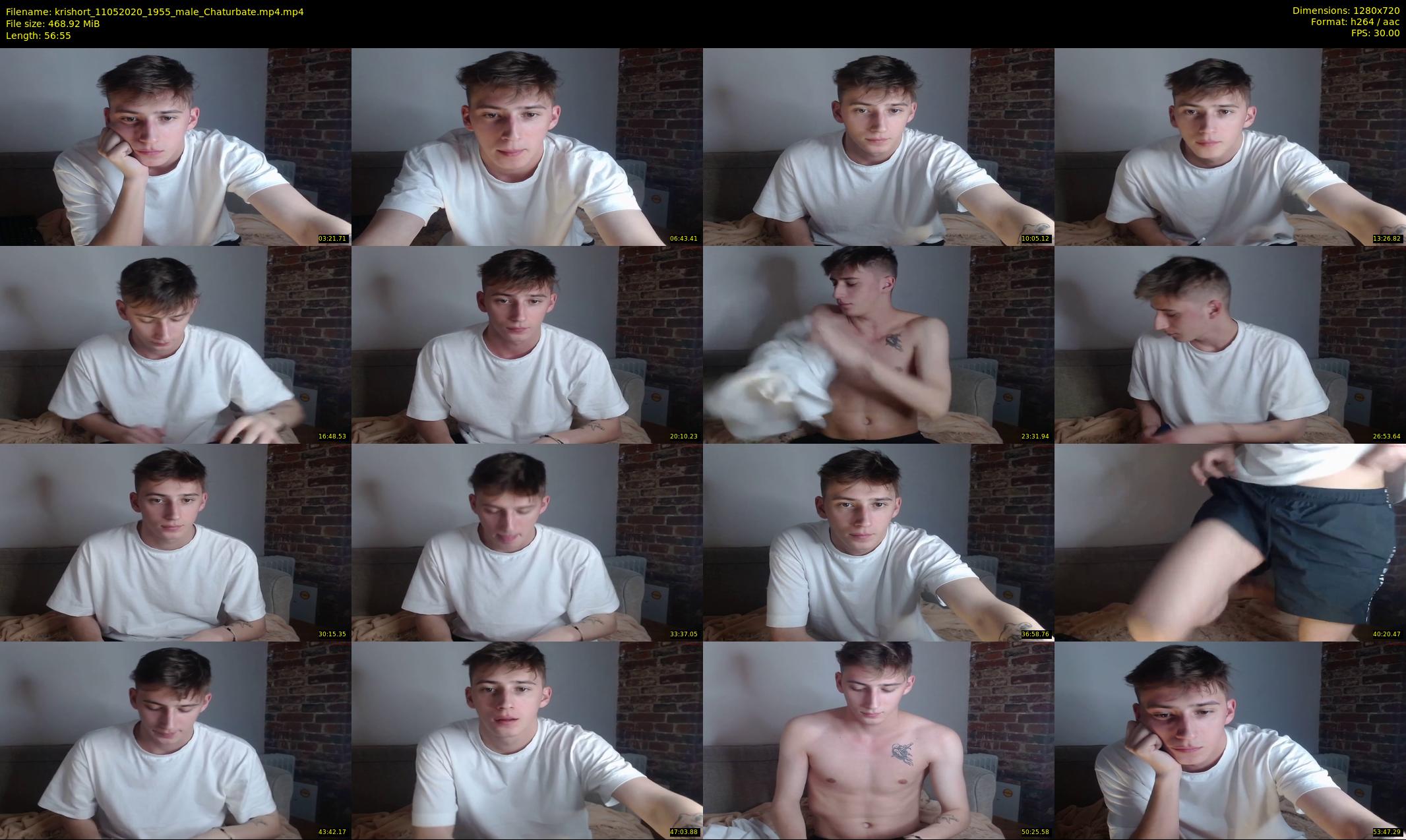krishort — 57 minute Chaturbate male cam show recording, 720p, May 11, 2020