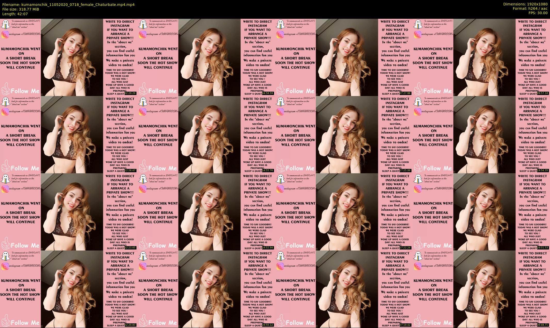 kumamonchik — 43 minute Chaturbate couple cam show recording, 1080p, May 11, 2020