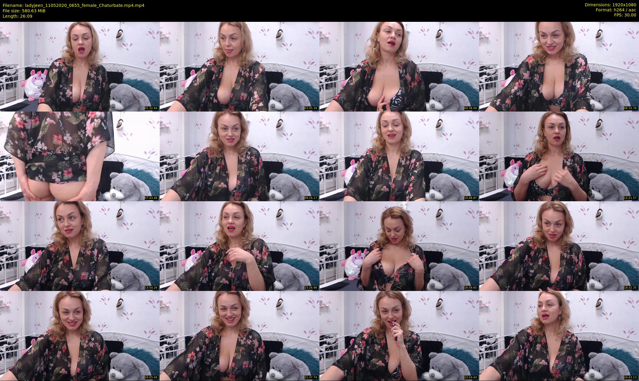 ladyjeen — 27 minute Chaturbate female cam show recording, 1080p, May 11, 2020