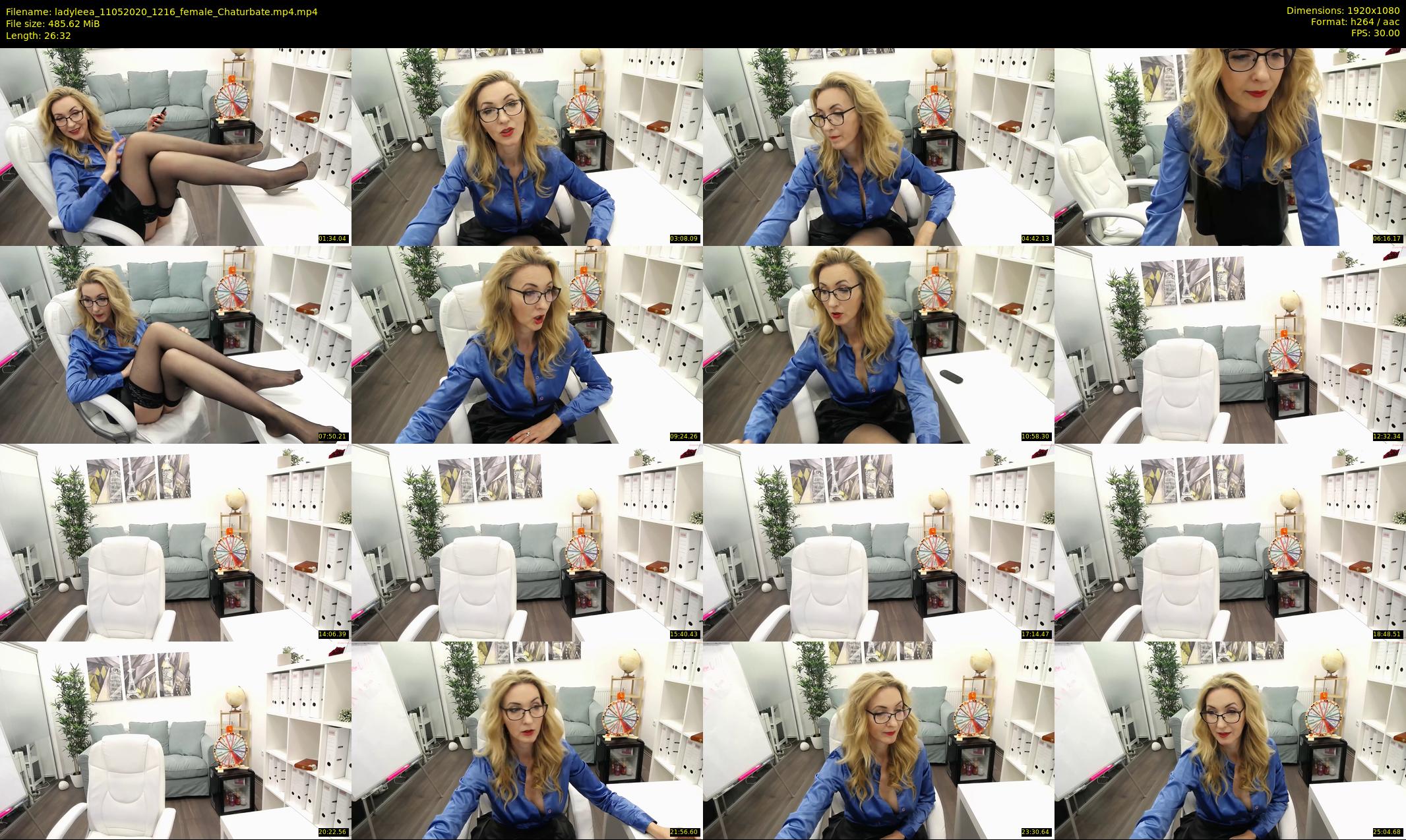 ladyleea — 27 minute Chaturbate female cam show recording, 1080p, May 11, 2020