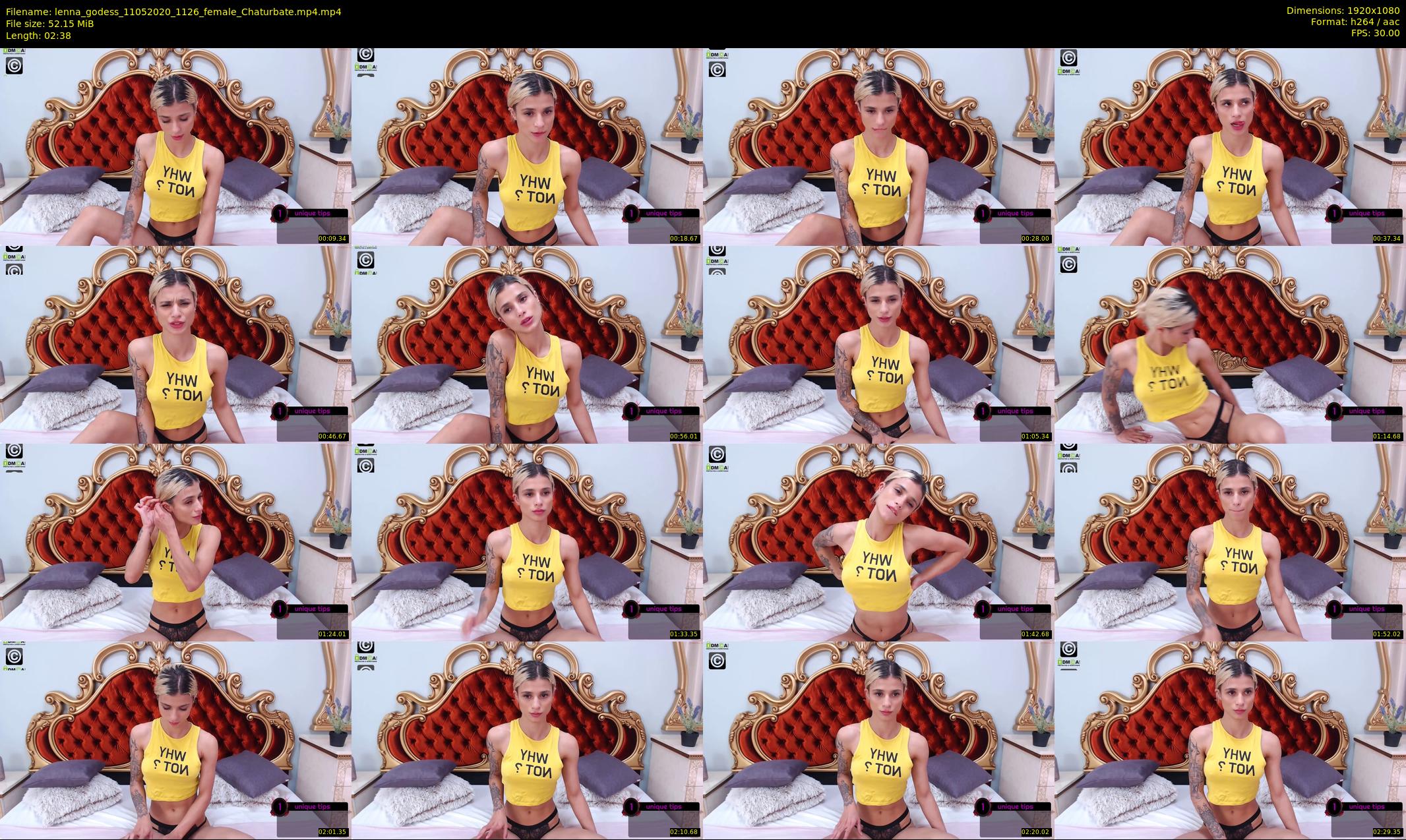 lenna_godess — 3 minute Chaturbate female cam show recording, 1080p, May 11, 2020