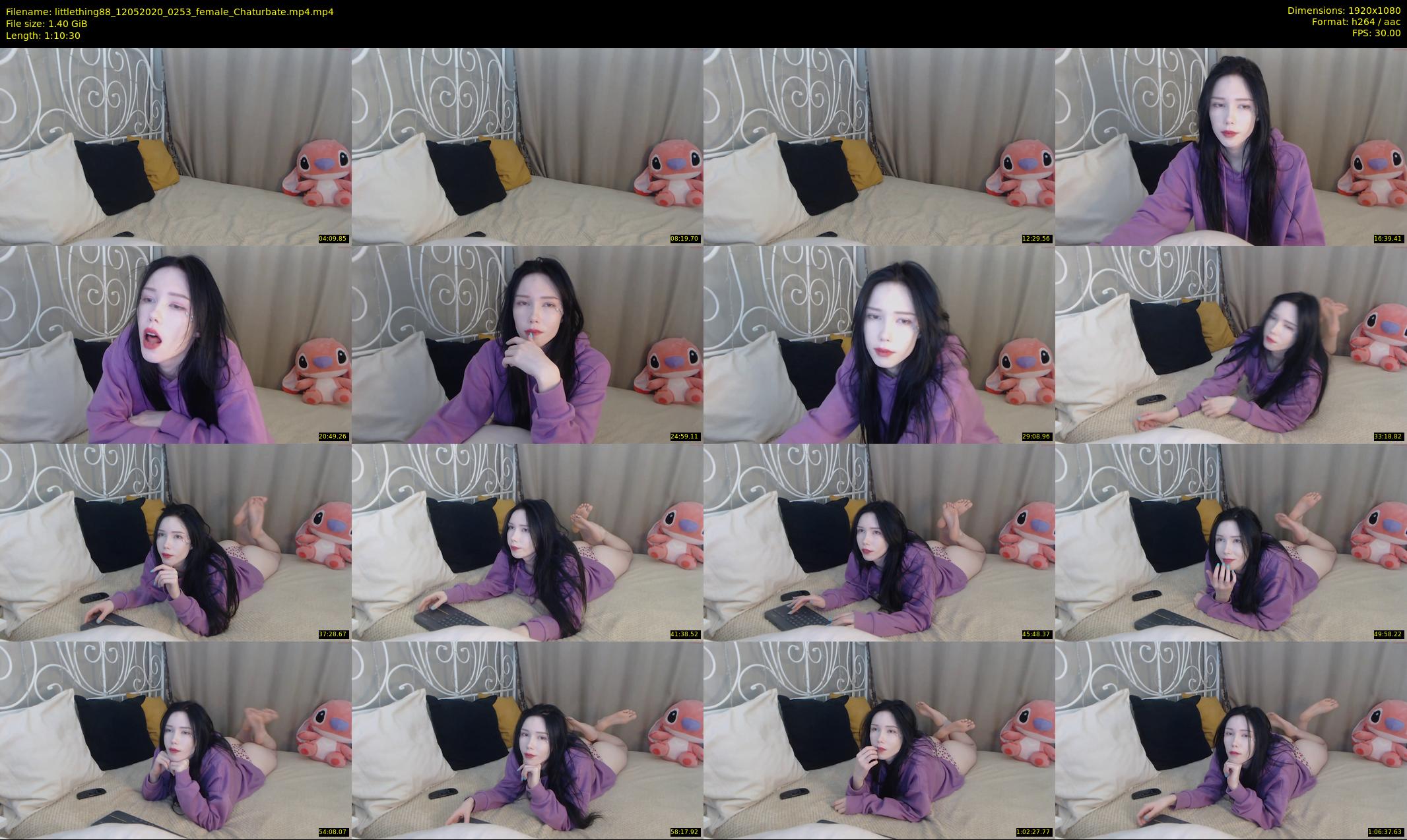 littlething88 — 71 minute Chaturbate female cam show recording, 1080p, May 12, 2020