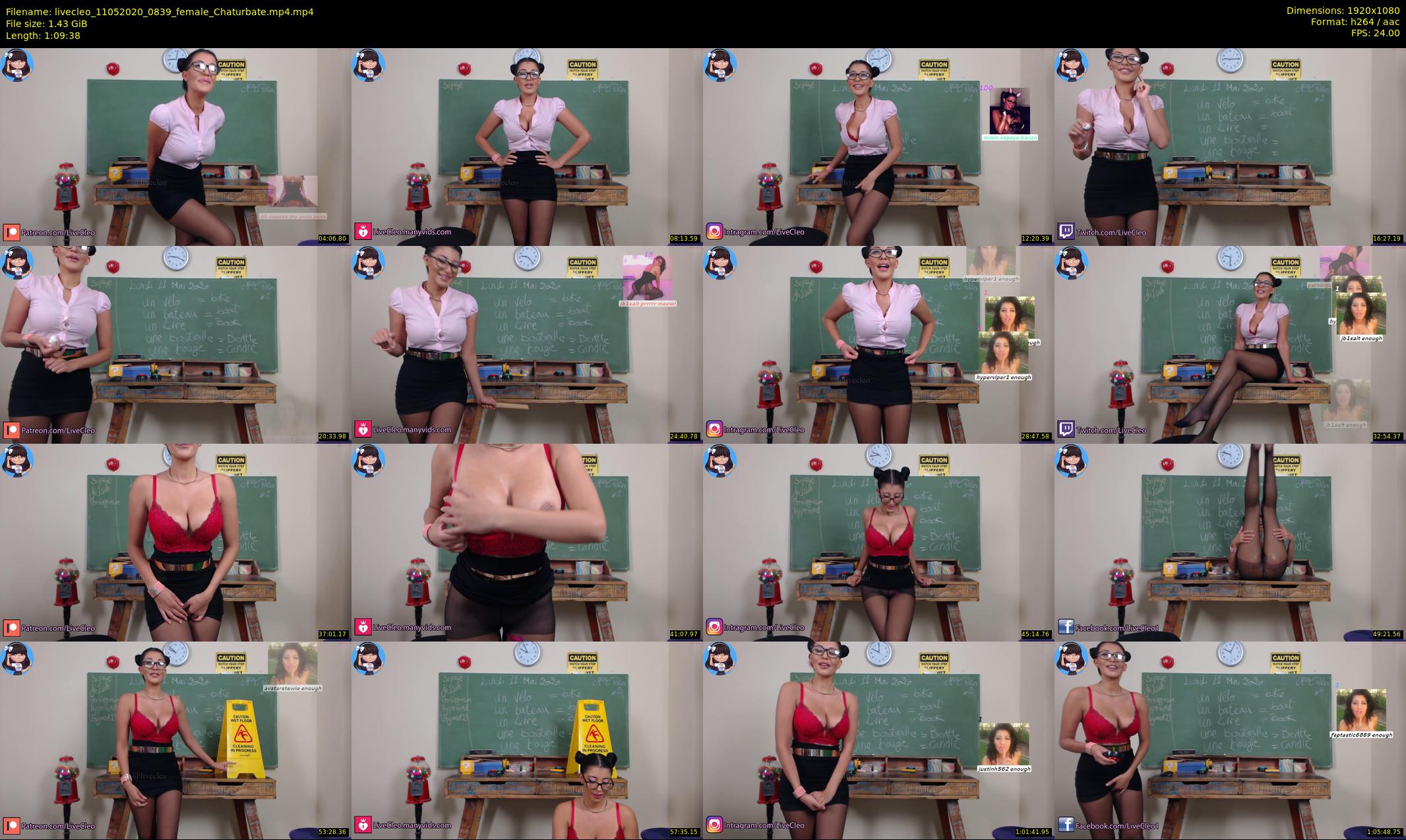 livecleo — 70 minute Chaturbate female cam show recording, 1080p, May 11, 2020