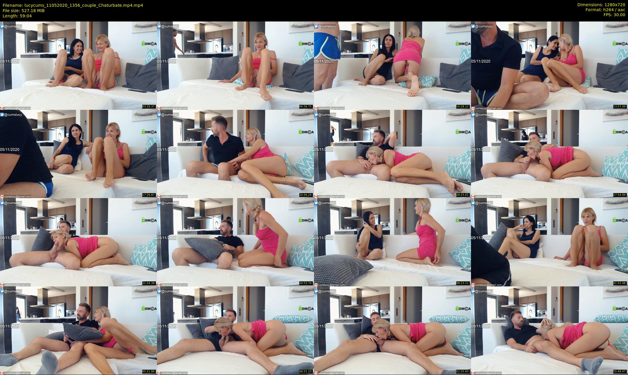 lucycums — 60 minute Chaturbate couple cam show recording, 720p, May 11, 2020